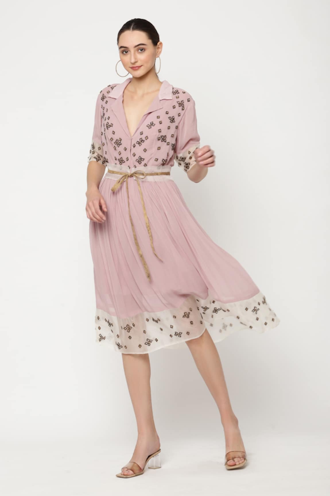 Musal Barbera Embroidered Dress