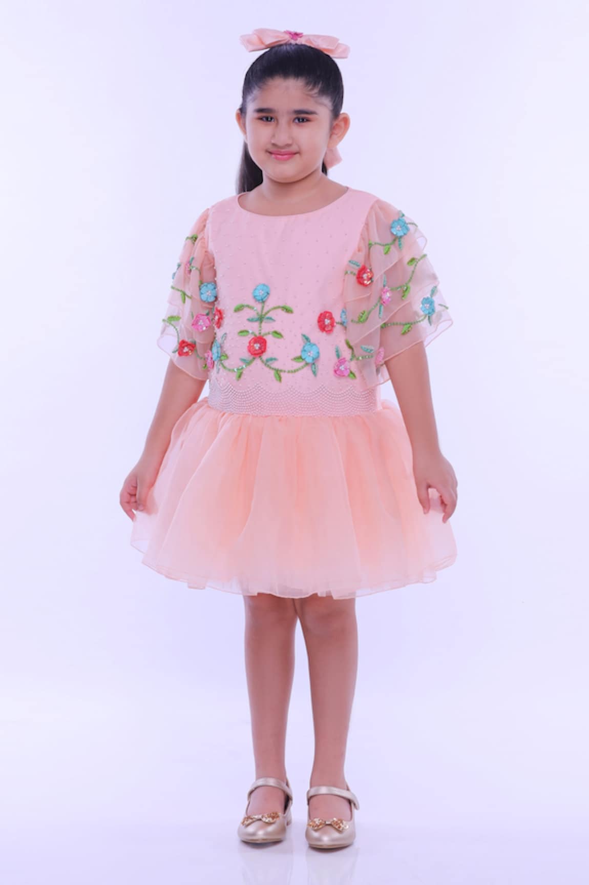 Ranikidswear Embellished Flared Dress