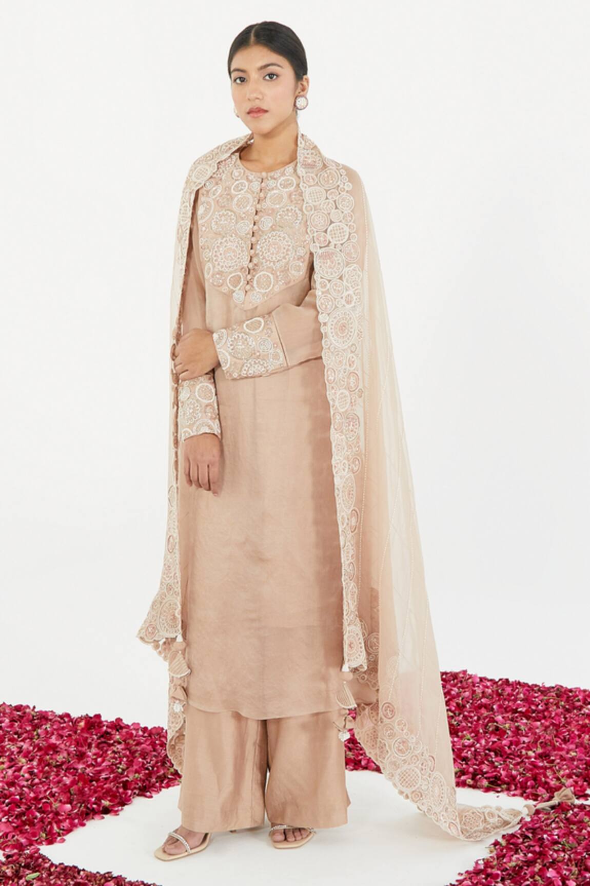 Megha Bansal Indrani Hand Embroidered Kurta Set