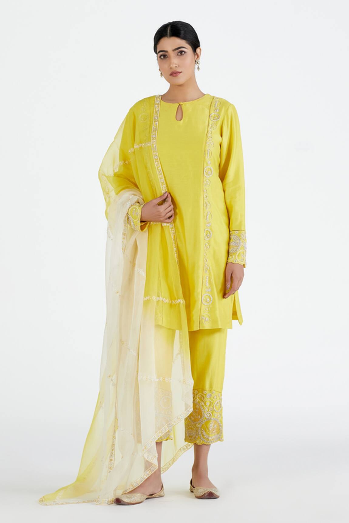 Megha Bansal Runa Vrit Embroidered Kurta Set