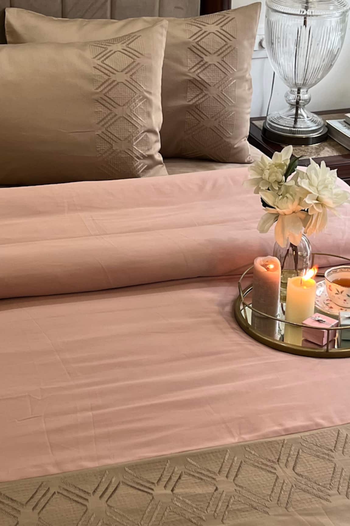Sadyaska Cotton Vintage Pattern Duvet Cover Set