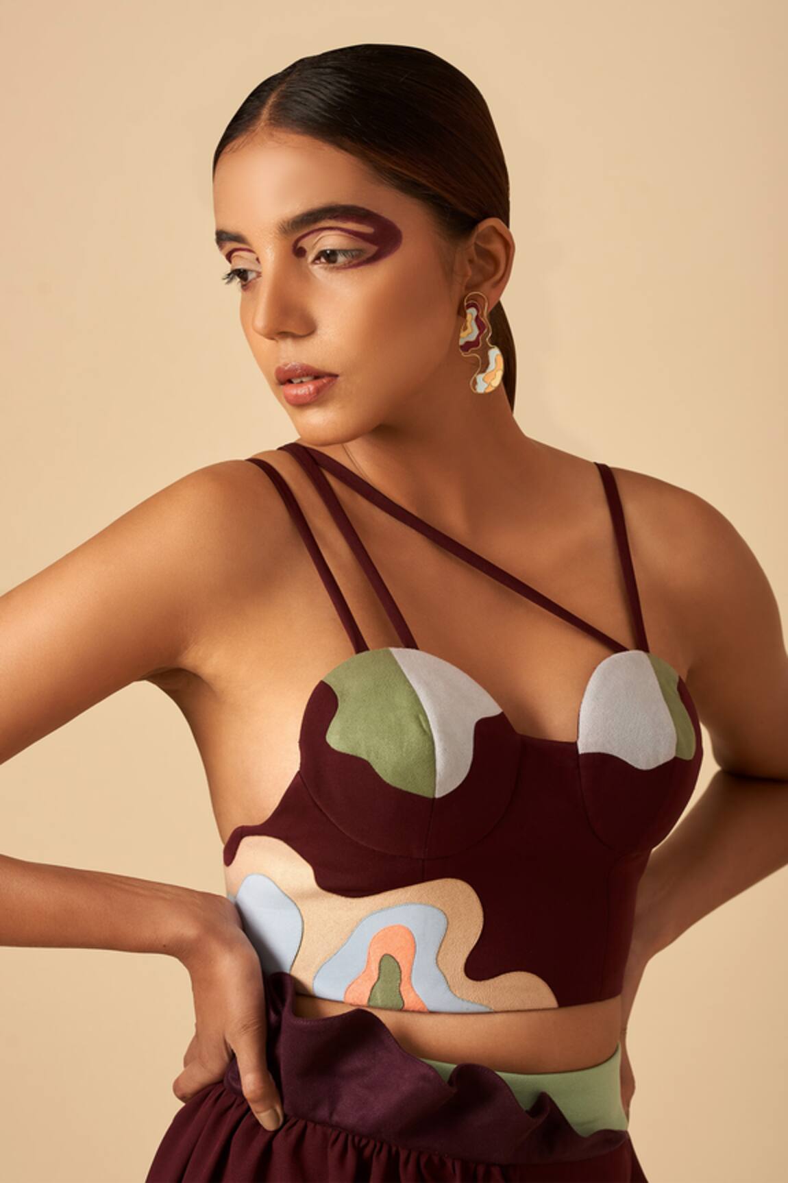 Siddhant Agrawal Applique Bustier 