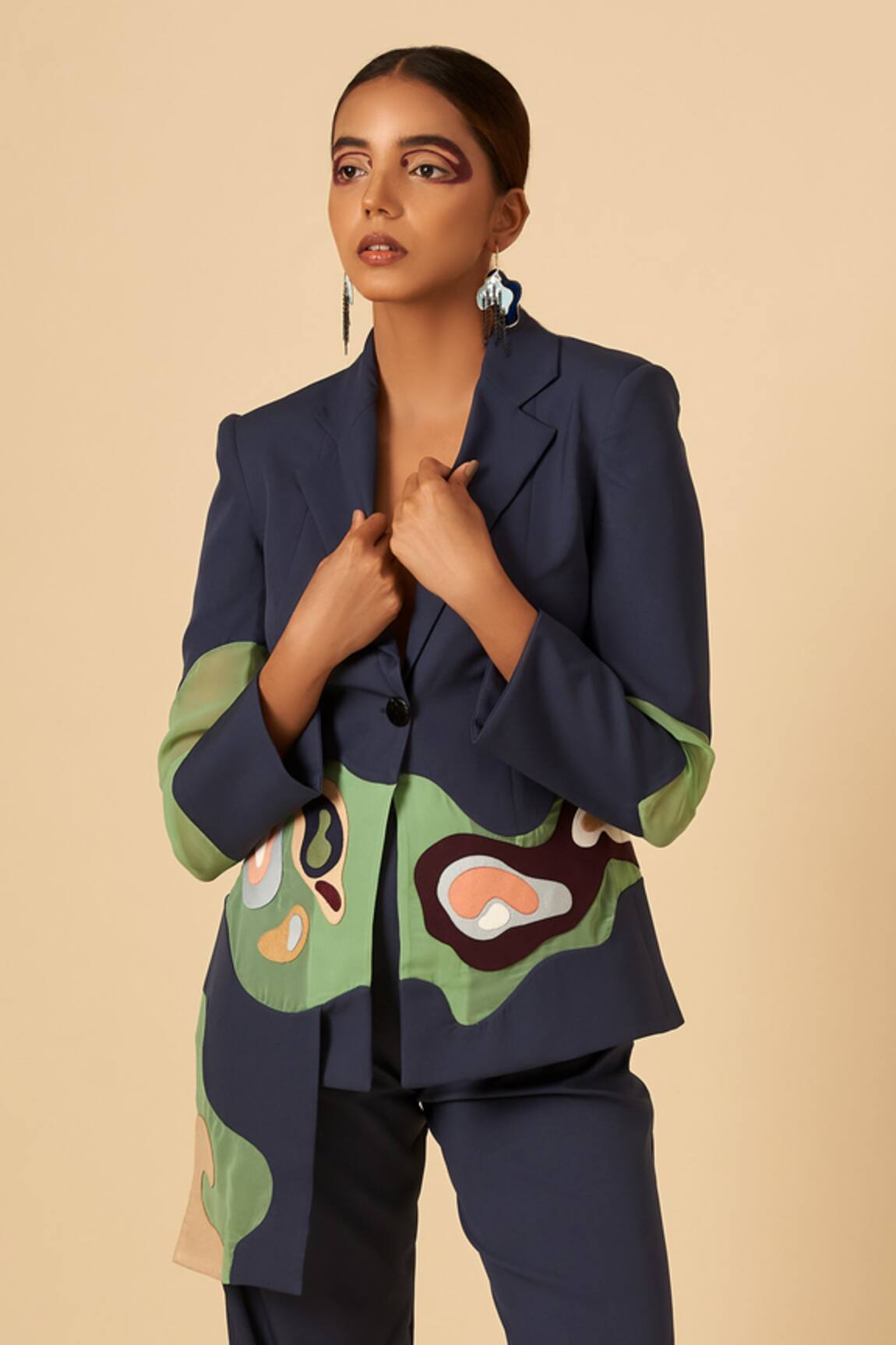 Siddhant Agrawal Applique Blazer 