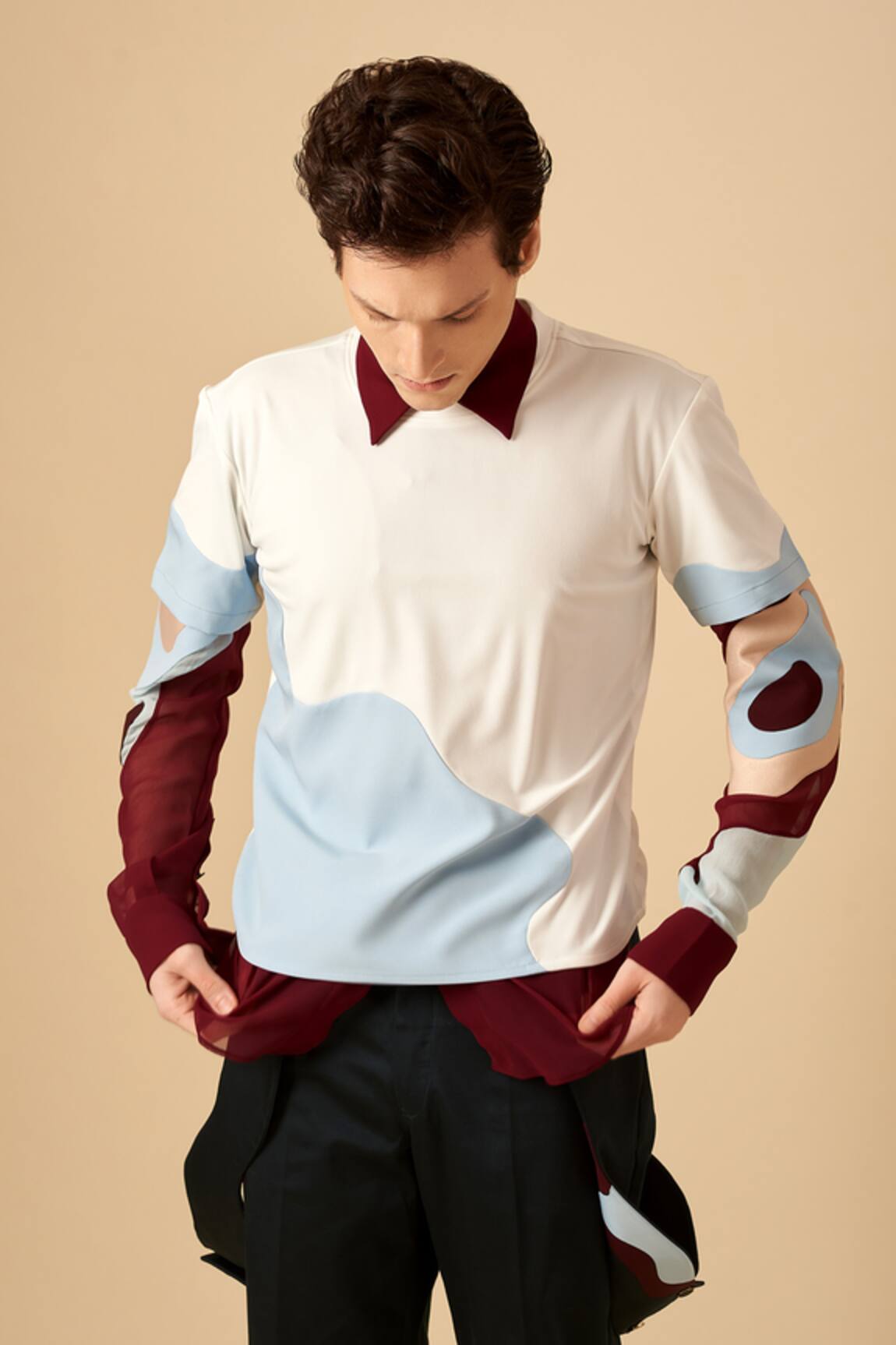Siddhant Agrawal Colorblock T-Shirt 