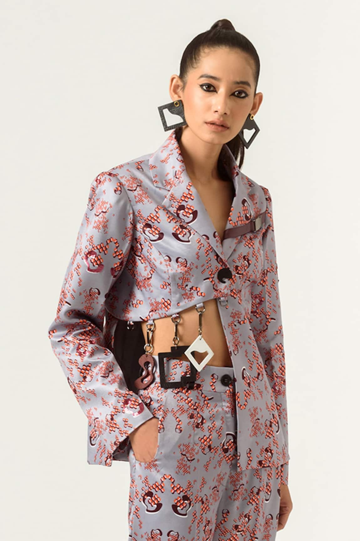 Siddhant Agrawal Printed Blazer