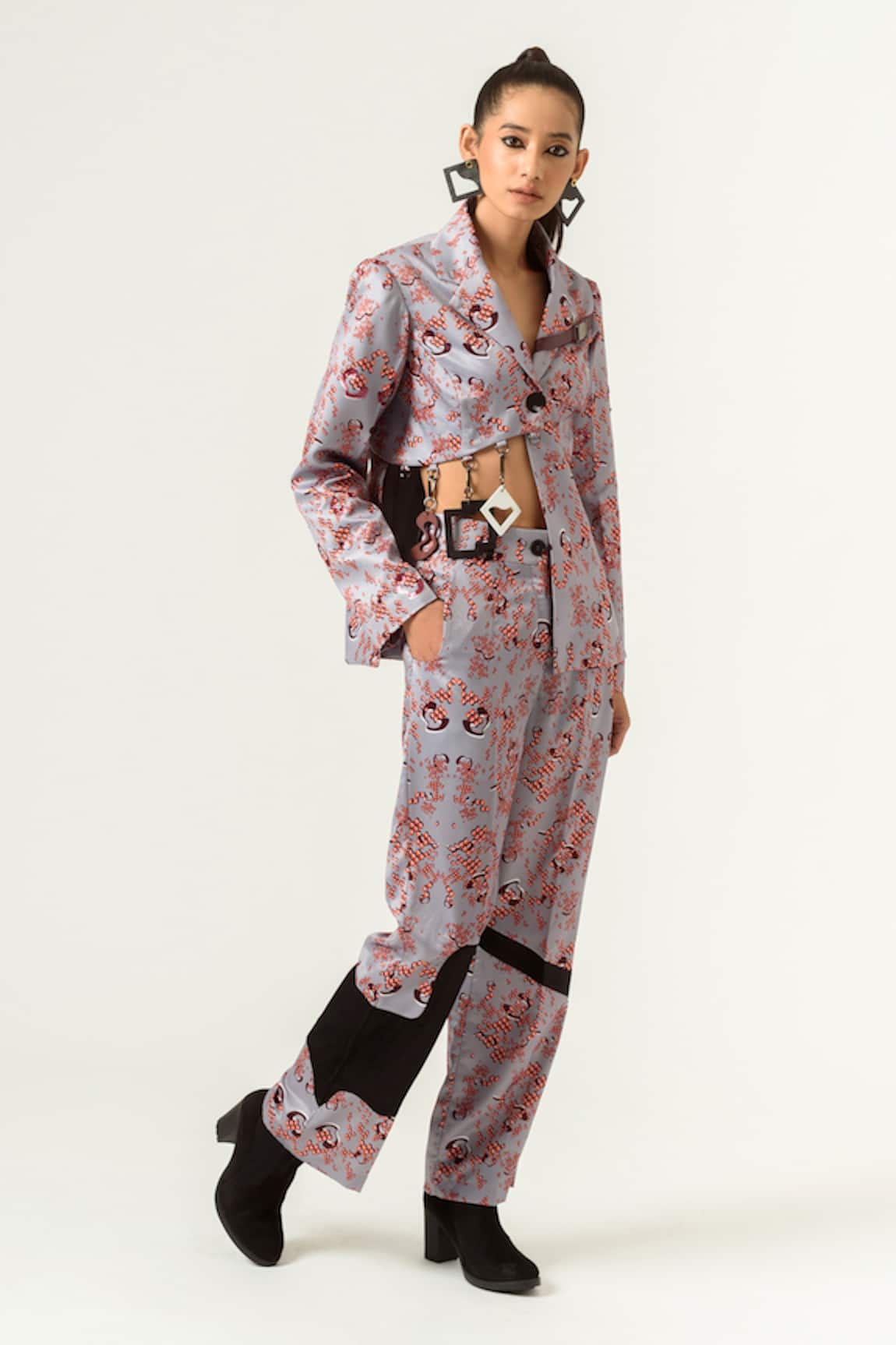 Siddhant Agrawal Label Printed Trousers