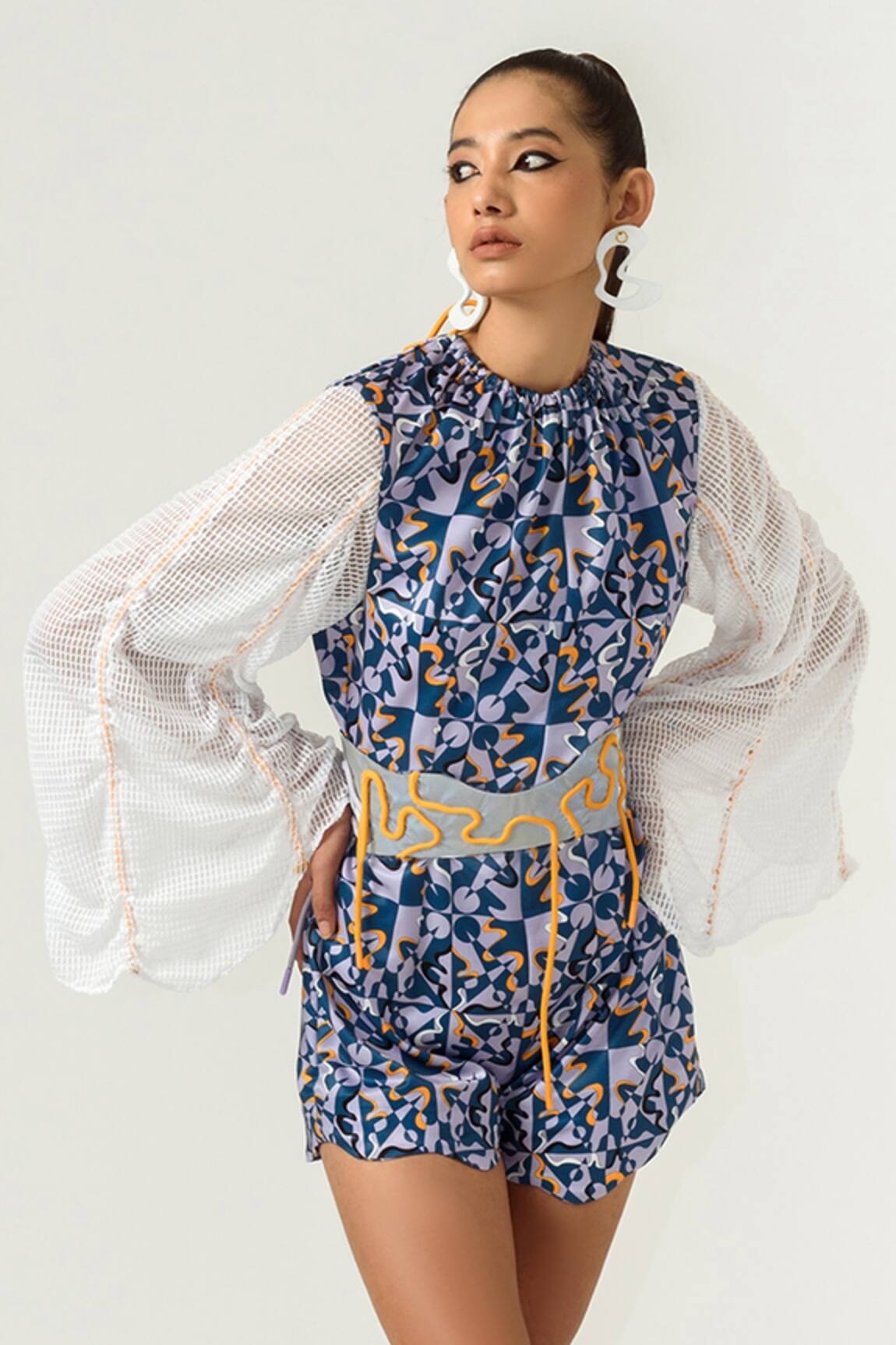 Siddhant Agrawal Printed Playsuit