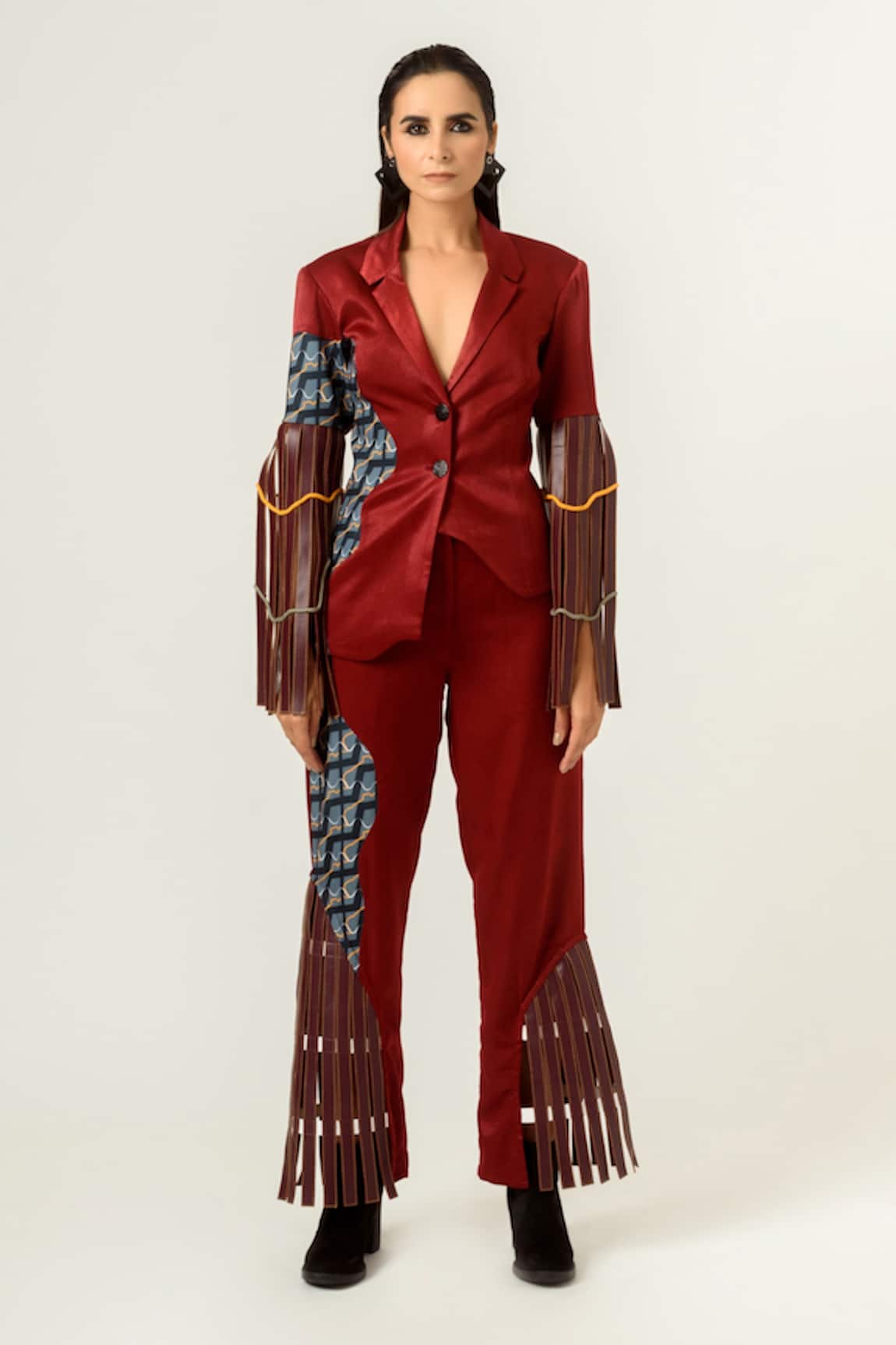 Siddhant Agrawal Label Printed Trousers