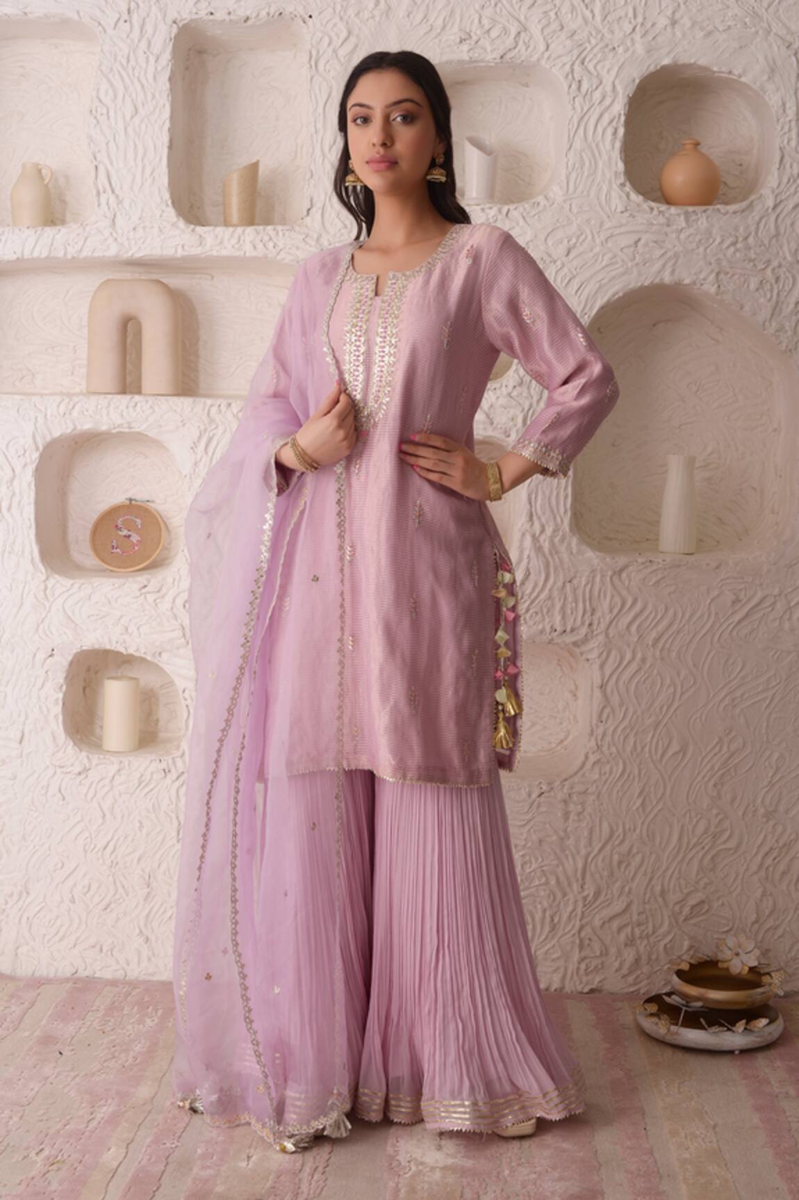 Surabhi Arya Gota Embroidered Kurta Gharara Set 
