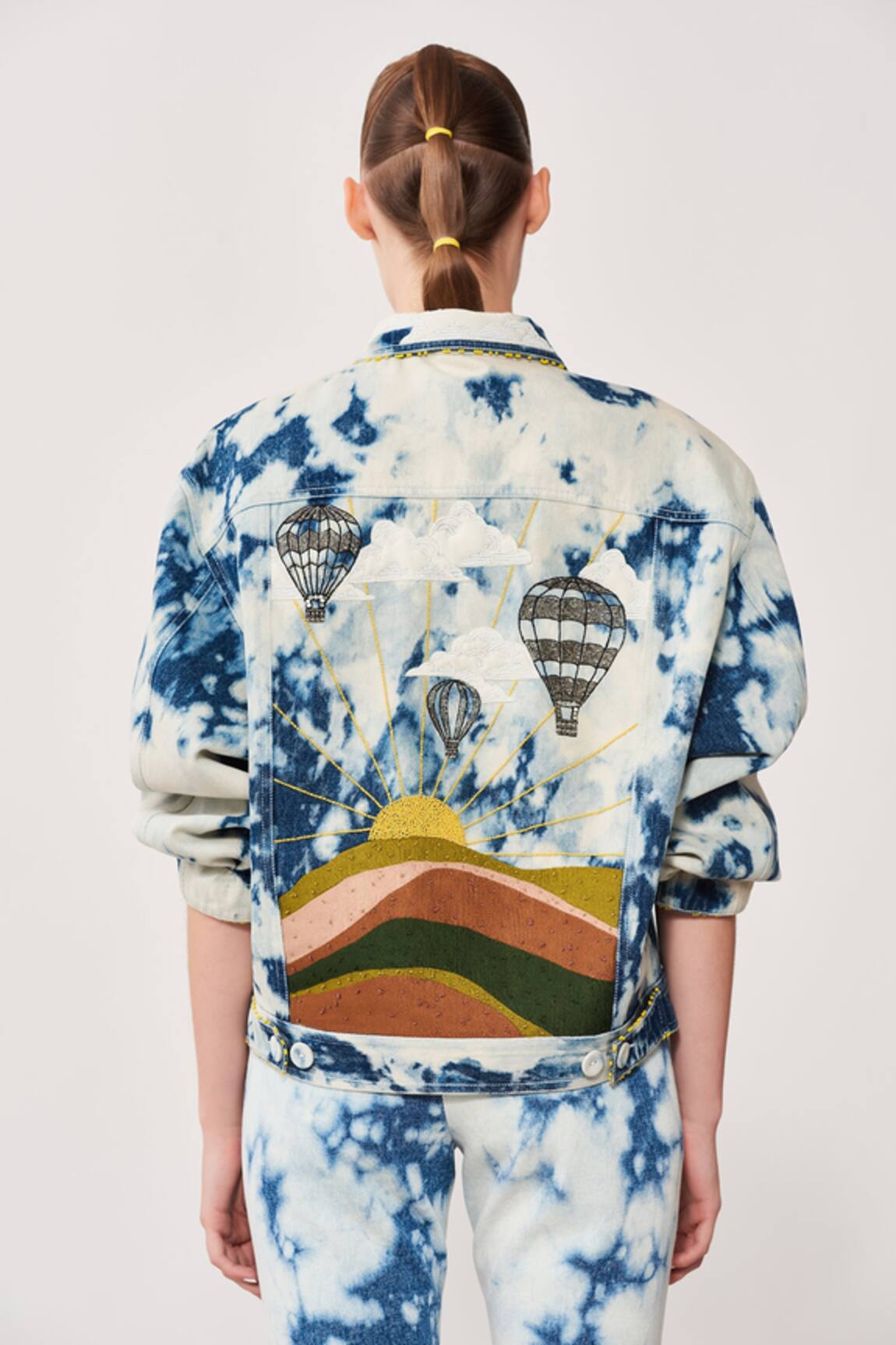 BDG + Tie-Dye Denim Shirt Jacket