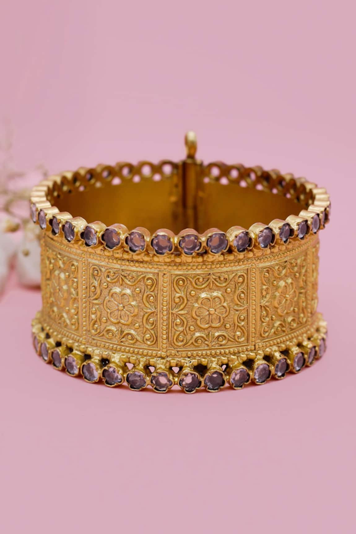 Sangeeta Boochra X Deme Etty Carved Floral Bracelet