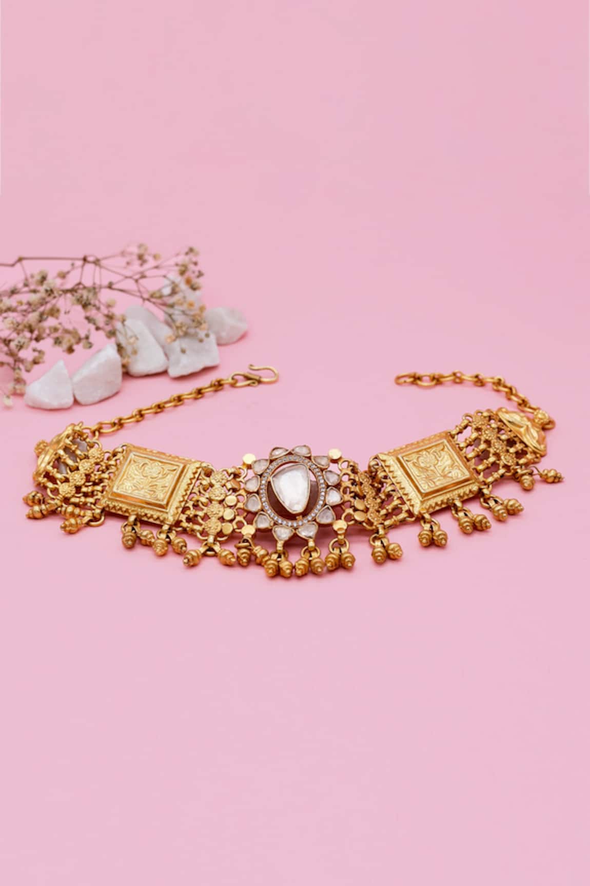 Sangeeta Boochra X Deme Yegane Moissanite Studded Choker