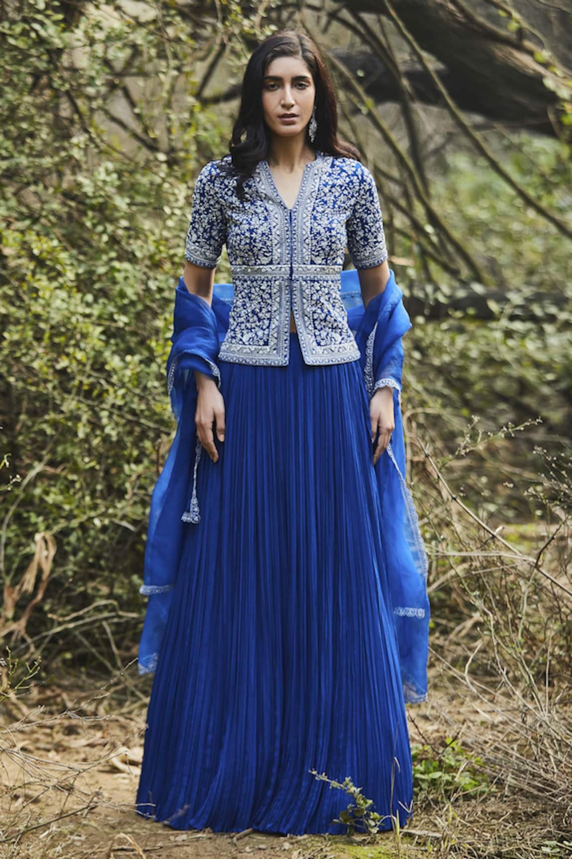 Sana Barreja Aanya Jacket & Lehenga Set