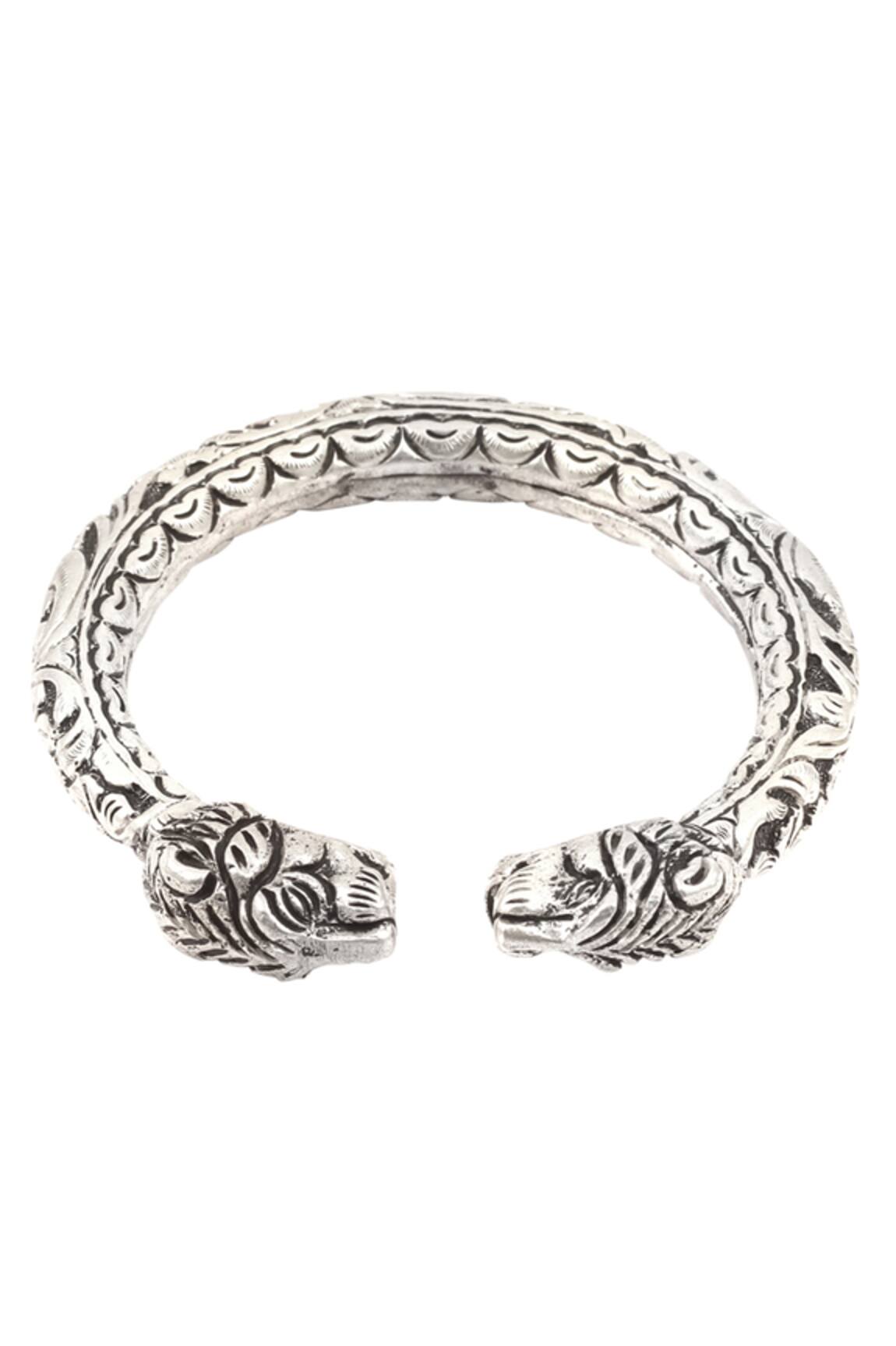 Sangeeta Boochra Handcrafted Carved Kada 