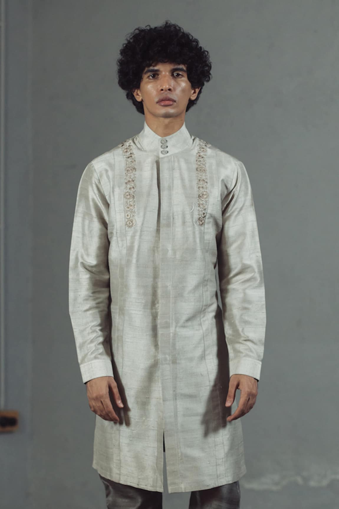 Mitesh Lodha Silk Kurta