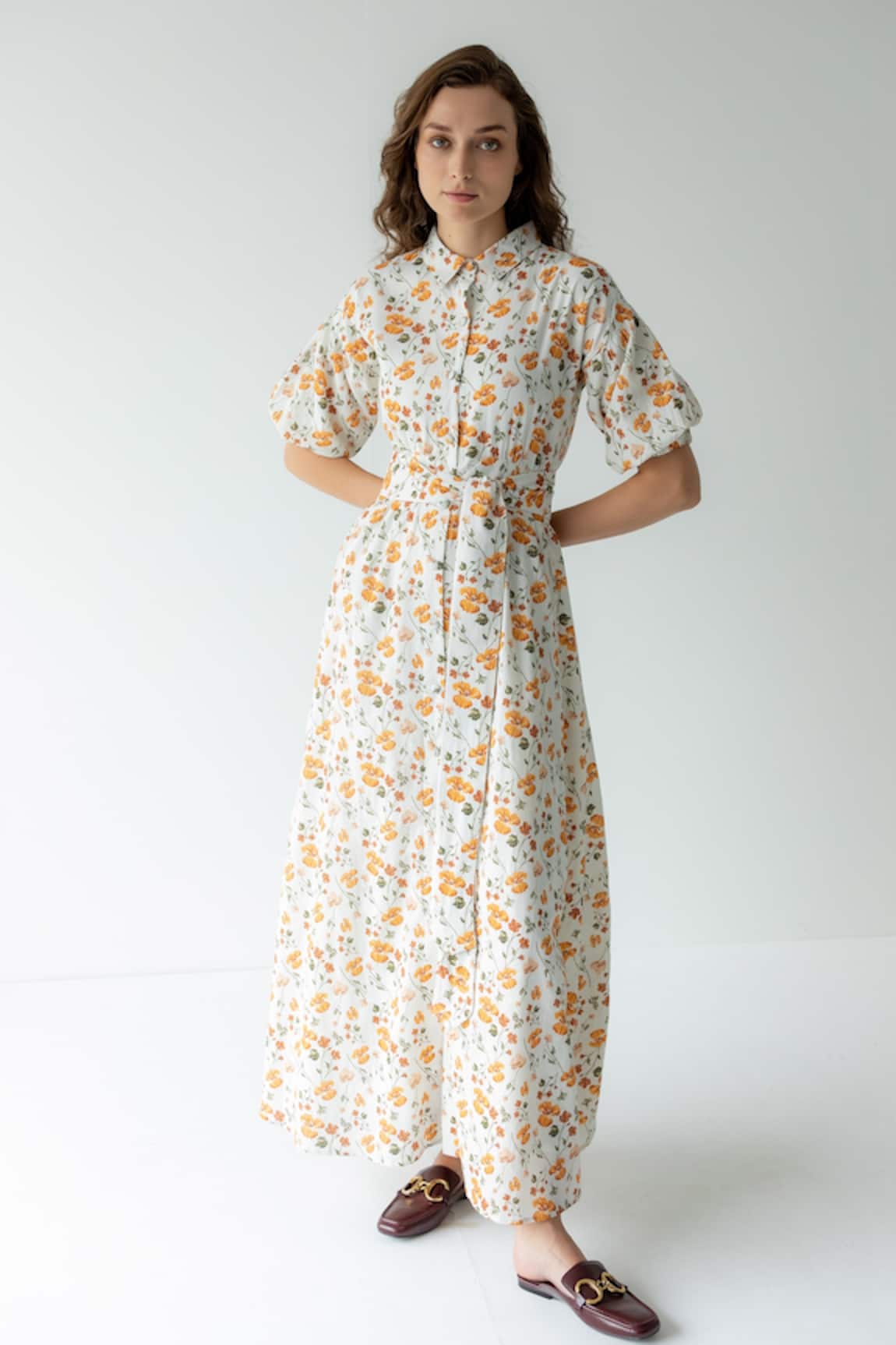 Sruti Dalmia Rylee Floral Print Dress