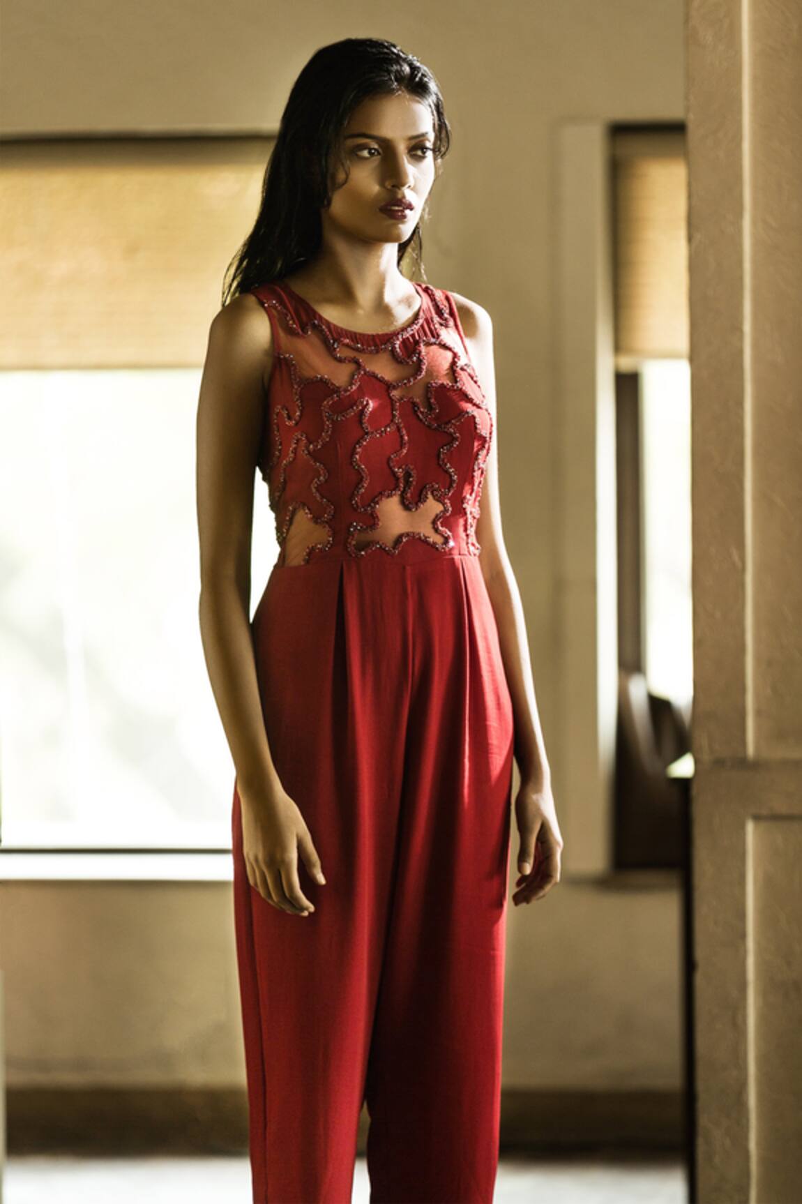 Samatvam By Anjali Bhaskar Embellished Jumpsuit