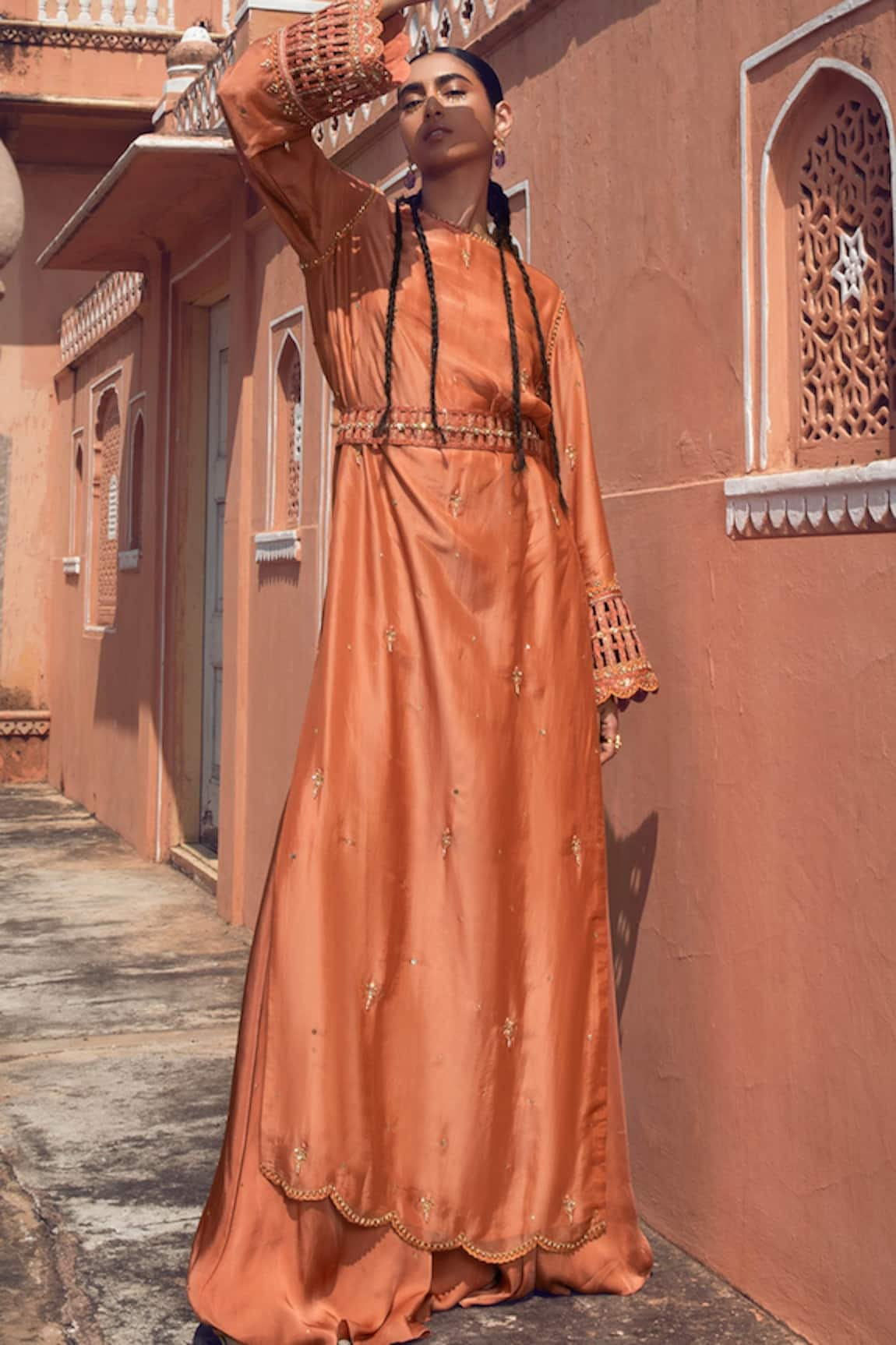 Supria Munjal Embroidered Kurta Sharara Set