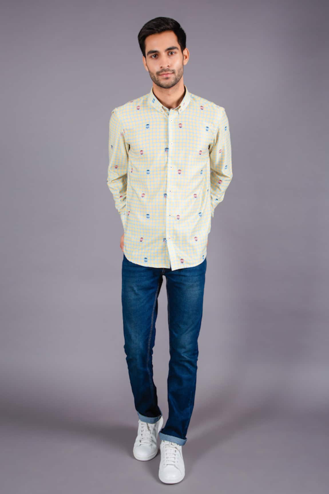 Eleven Brothers Cotton Checkered Shirt