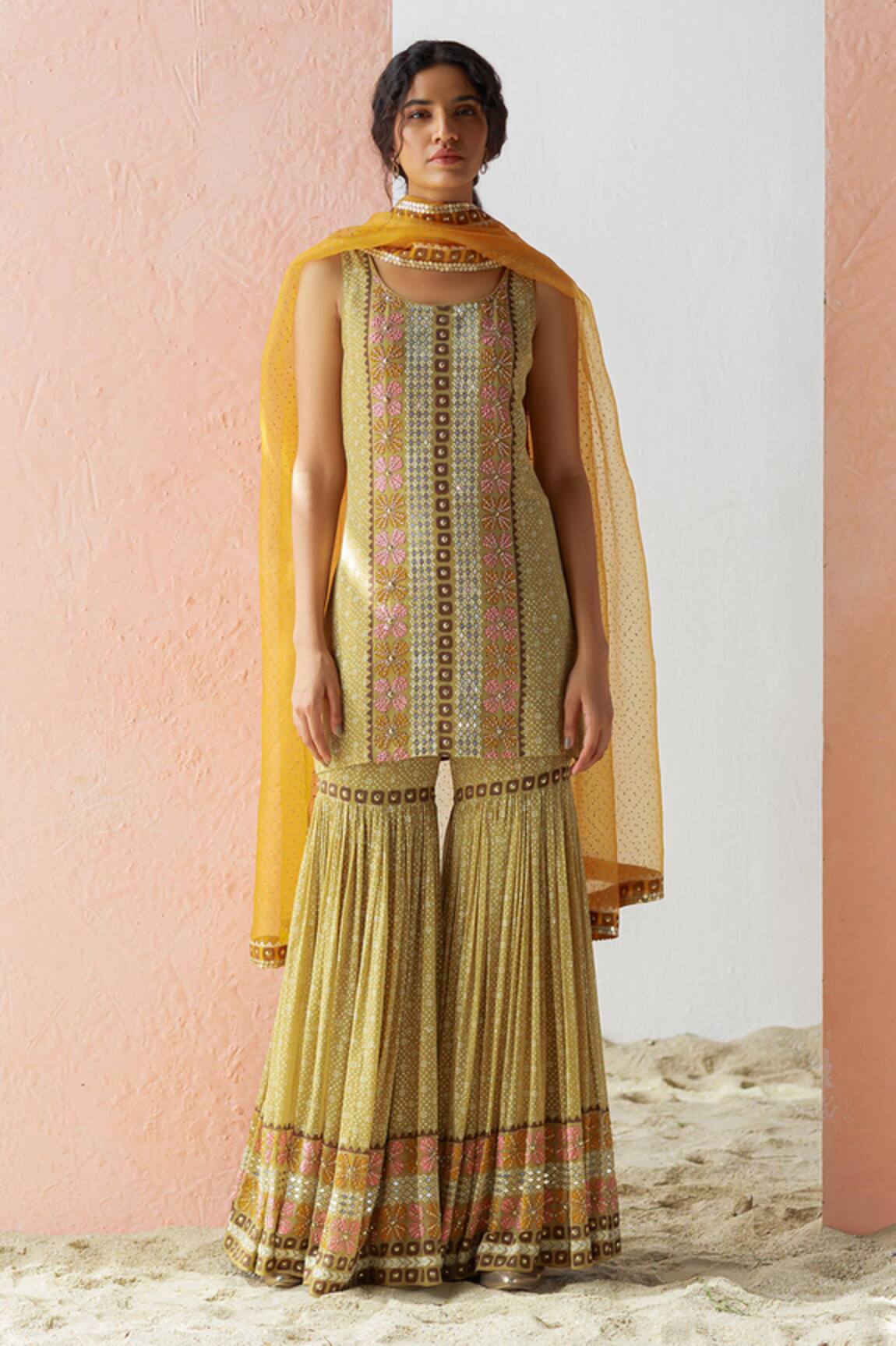 Surbhi Gupta Printed Sharara Set