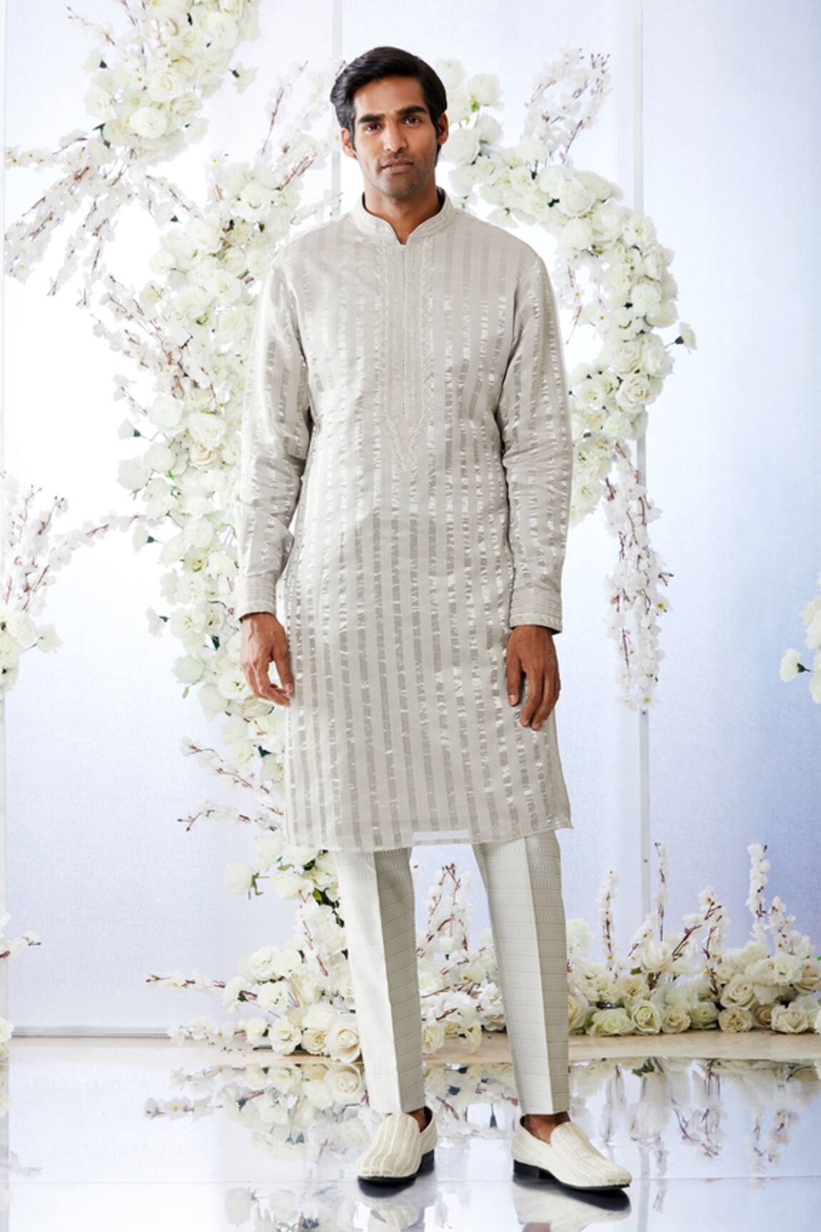 Seema Gujral Striped Kurta Set