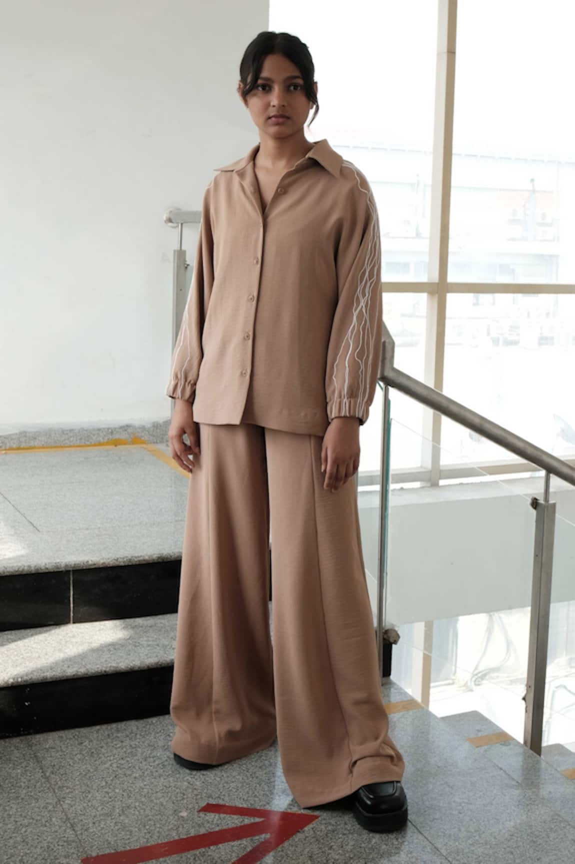 Somya Goyal Cord Embroidered Shirt 