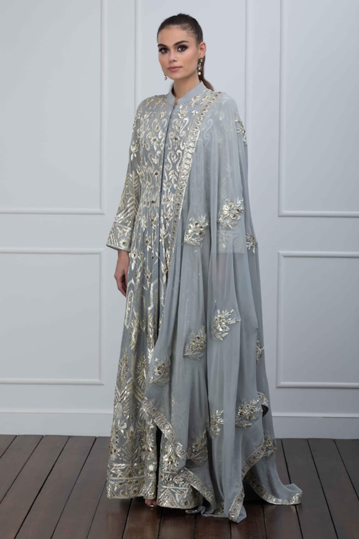 Shian Gota Embroidered Anarkali Set 