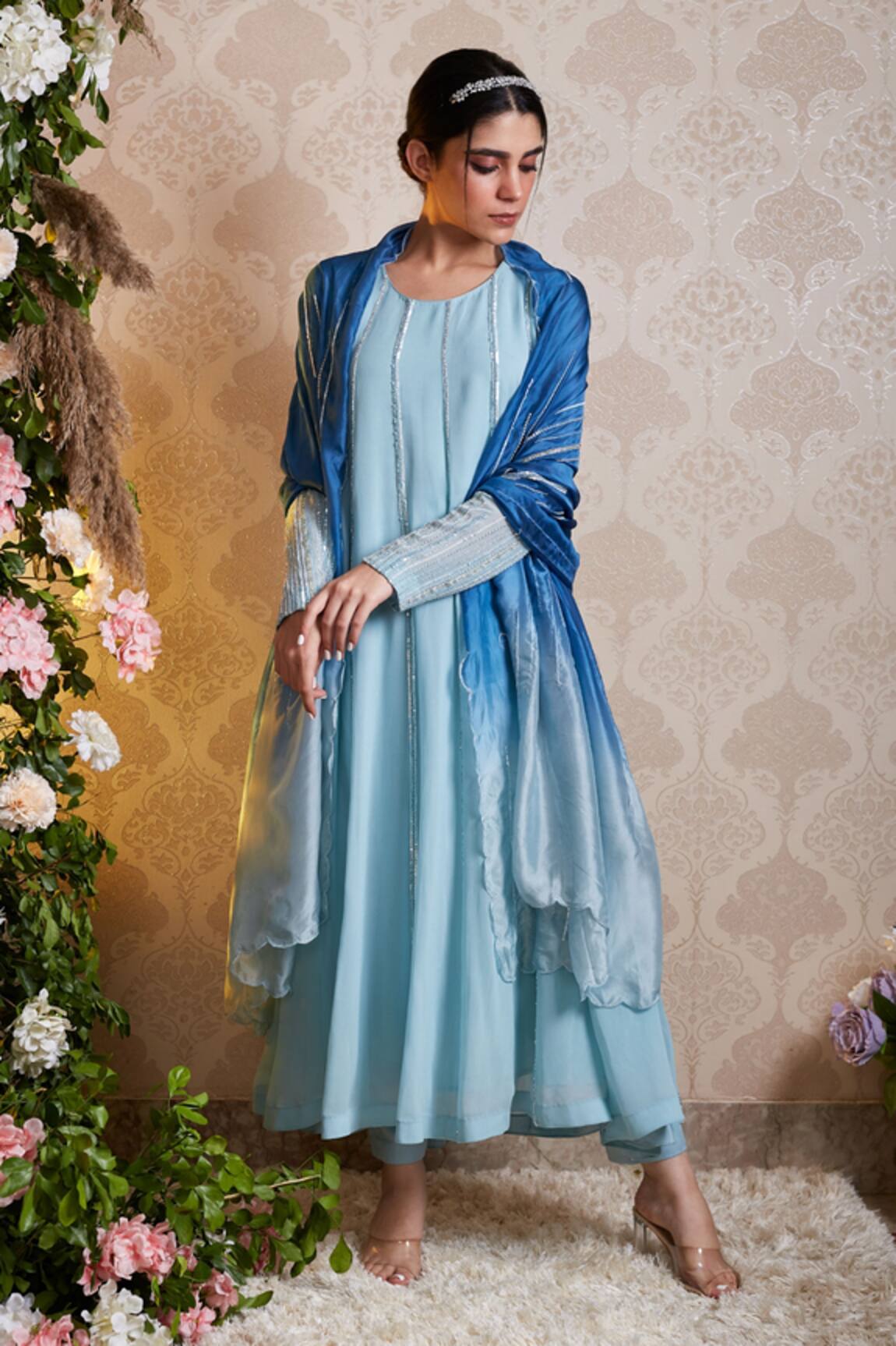 Soha By Harleen And Sona Ekra Embroidered Anarkali Set