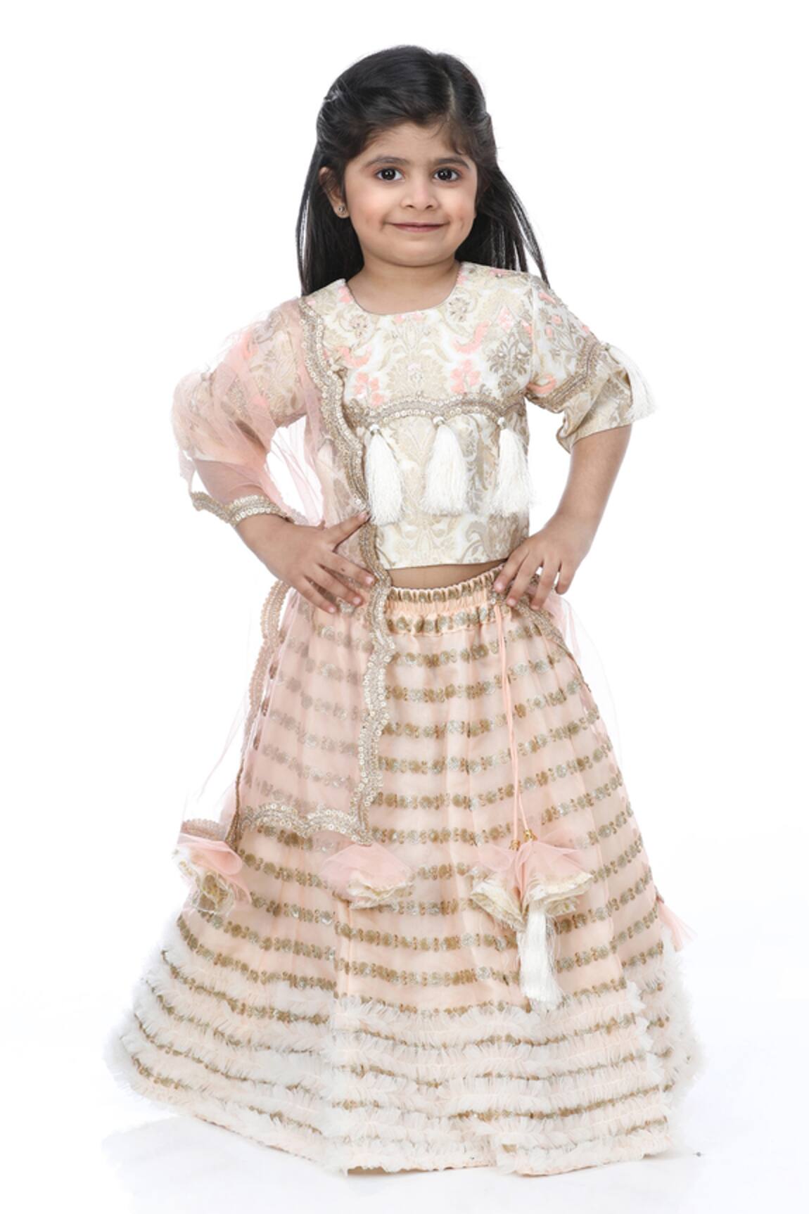 Shining Kanika Brocade Lehenga Set 