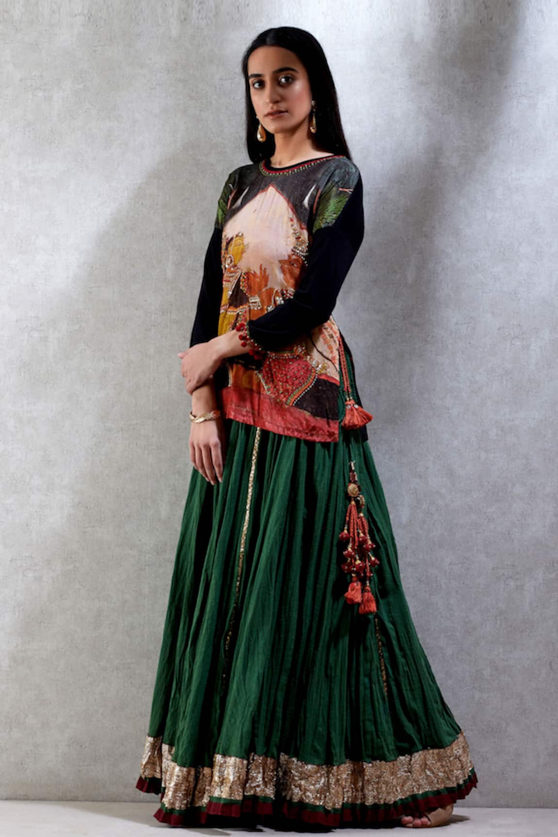 Ritu Kumar Flared Maxi Skirt 
