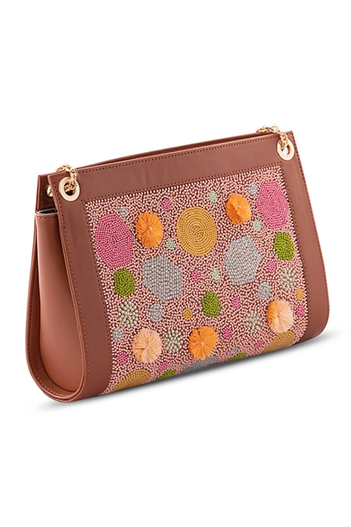 Puro Cosa Daffodil Embellished Bag