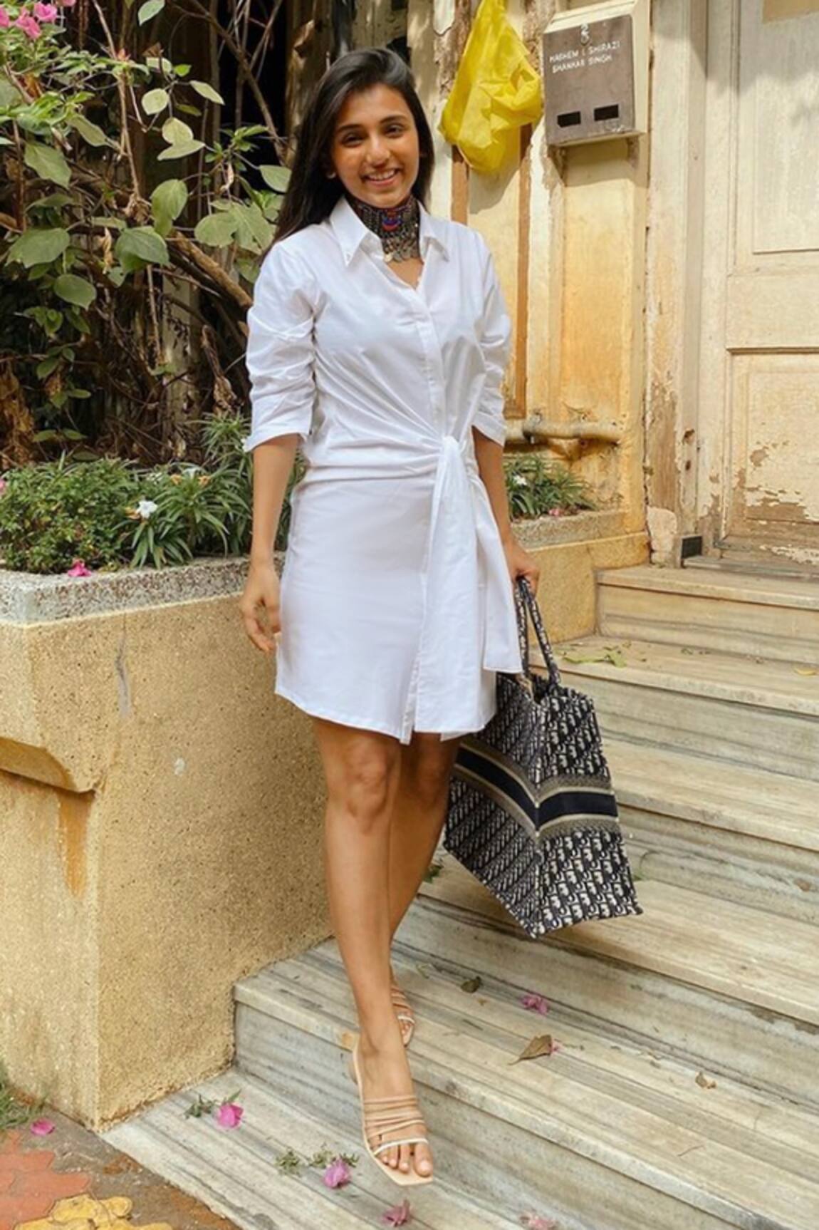 Studio Moda India Front-Knot Shirt Dress