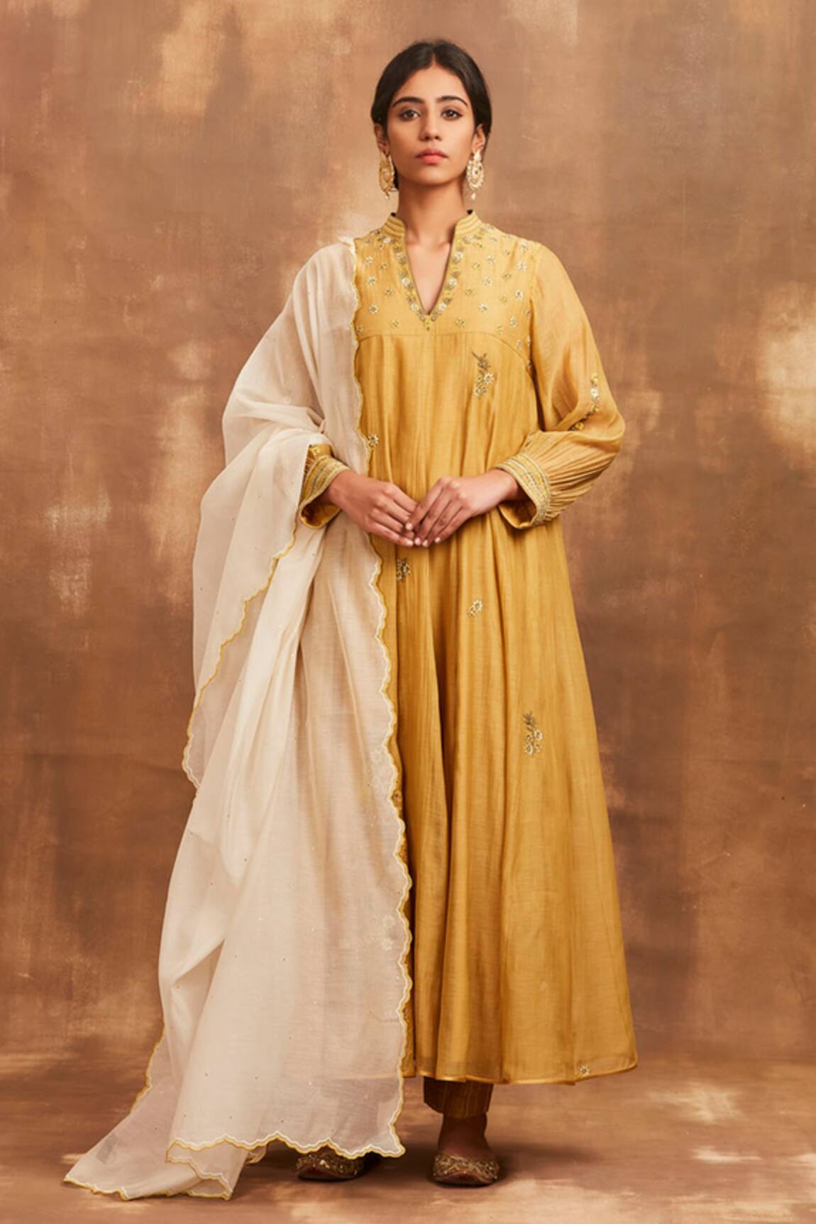 Sue Mue Embroidered Anarkali Set