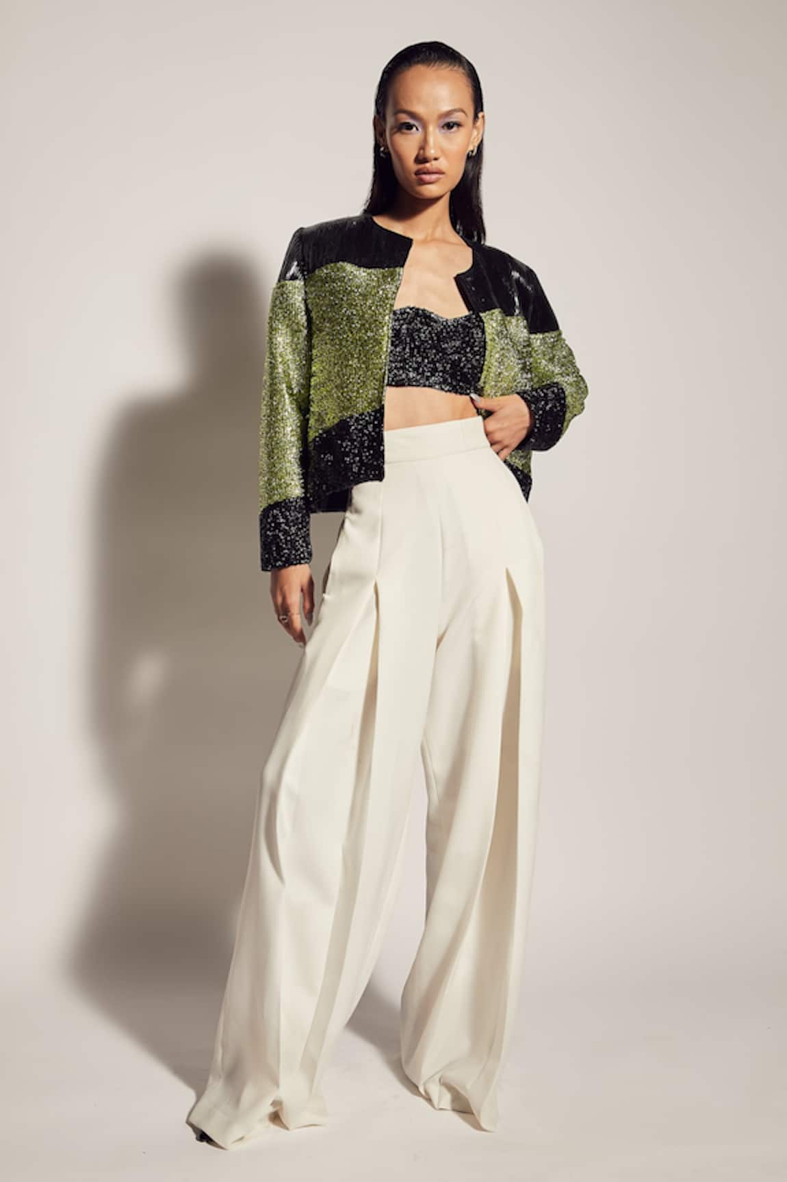 Sameer Madan Open Front Jacket