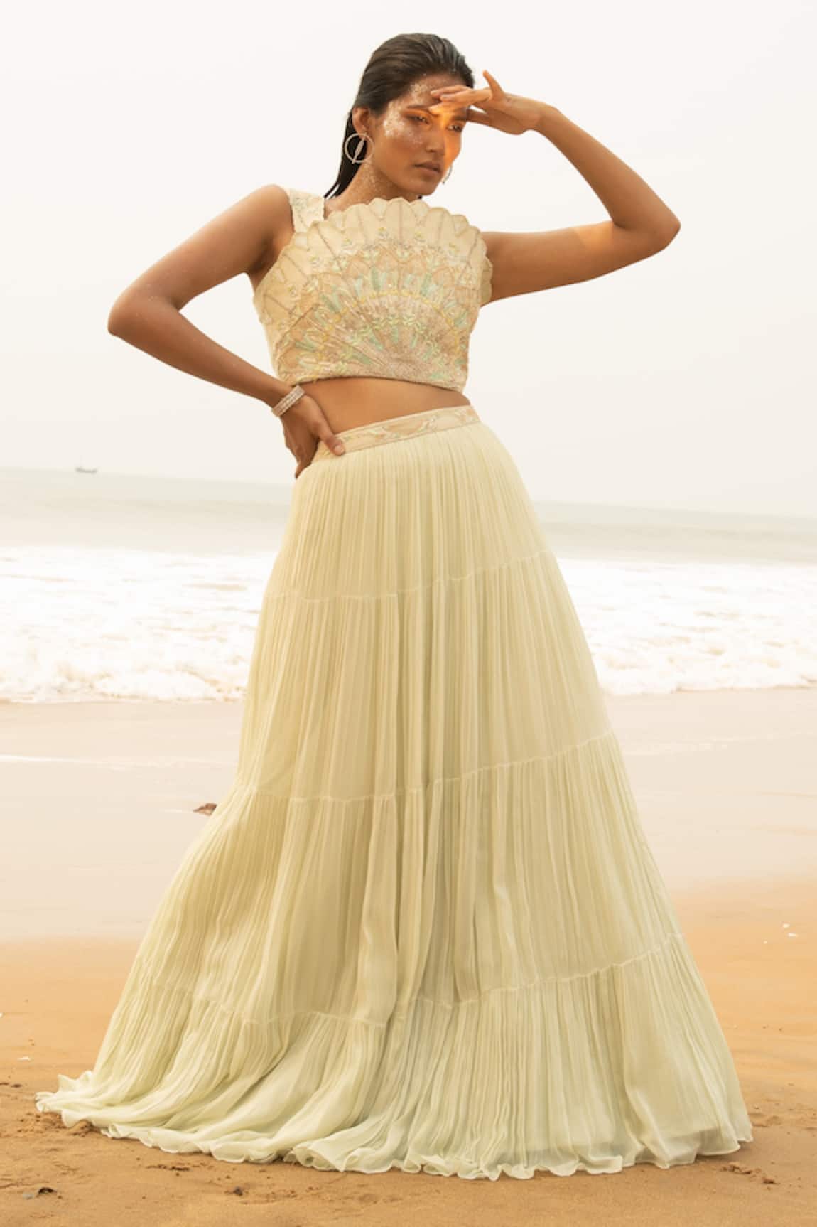 Decemberbyvivek Embroidered Lehenga Set
