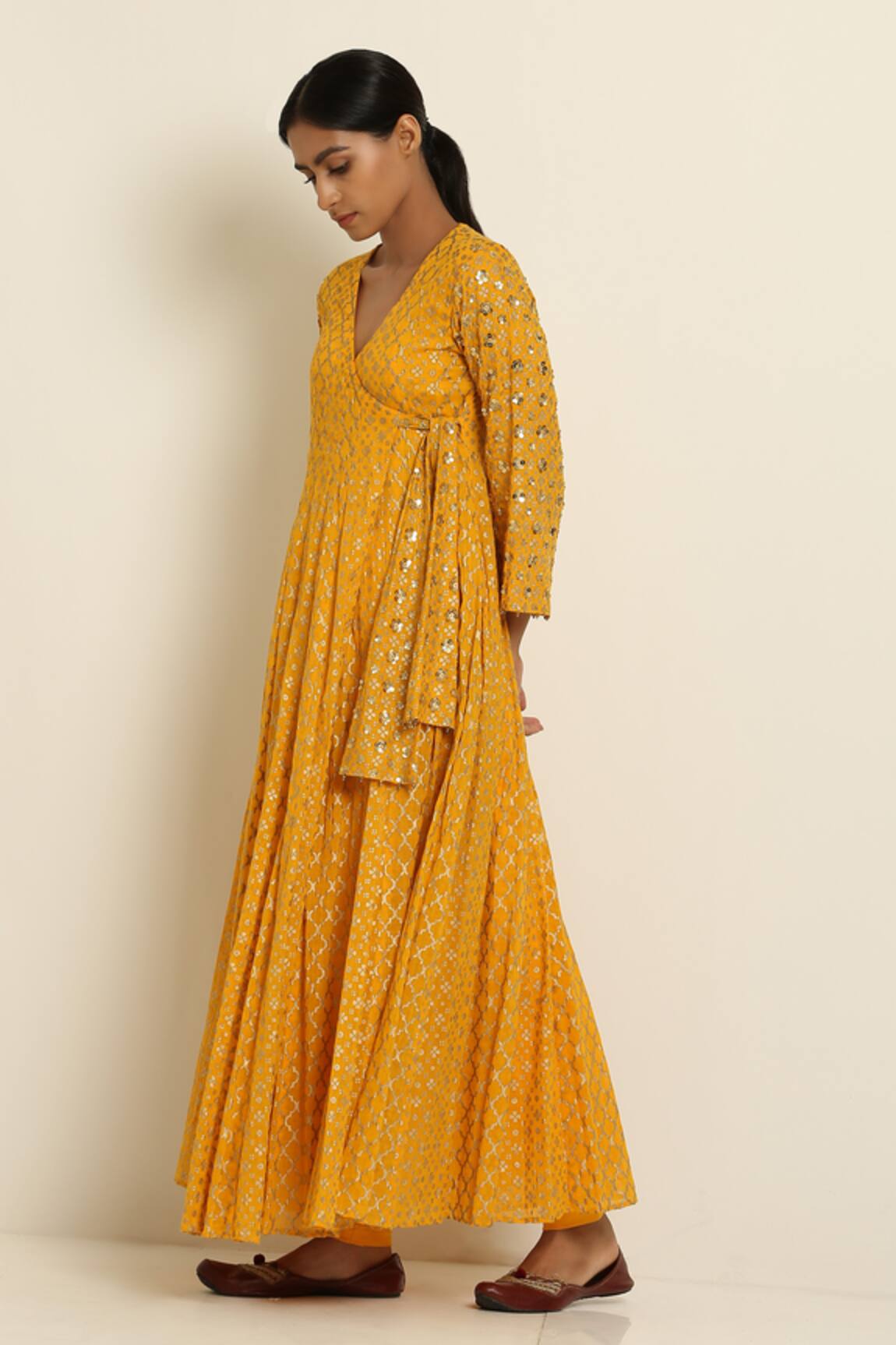 Seema Nanda Printed Angrakha 