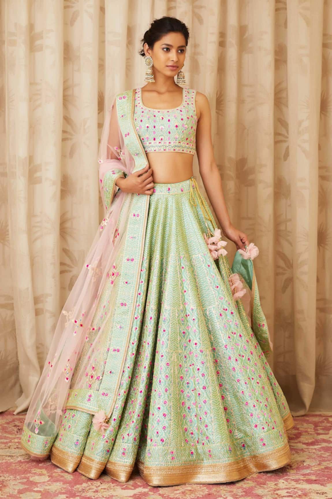 Shyam Narayan Prasad Embroidered Lehenga Set