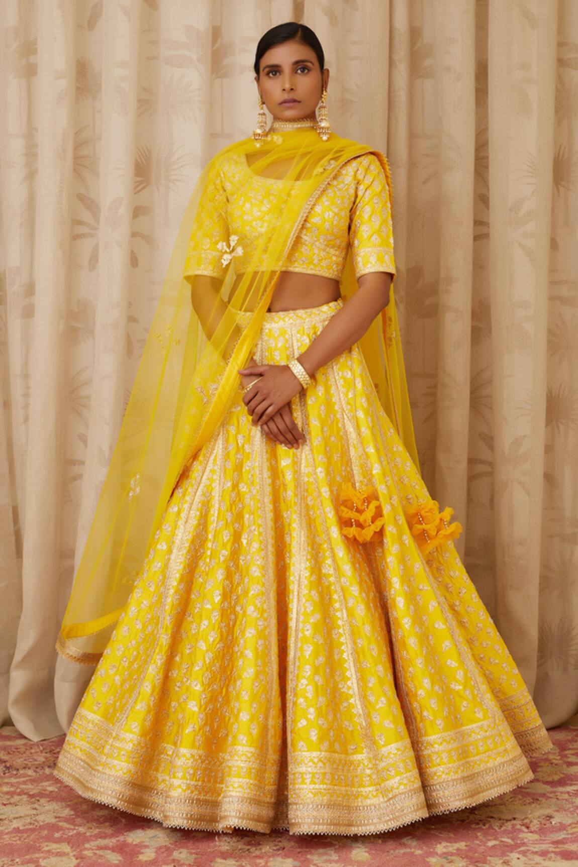 Shyam Narayan Prasad Embroidered Lehenga Set