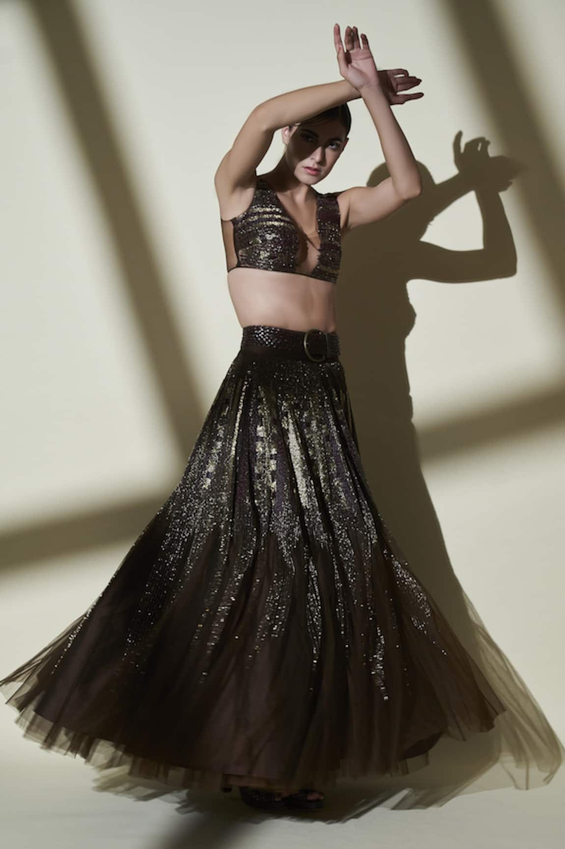 Nikita Mhaisalkar Embroidered Lehenga Set