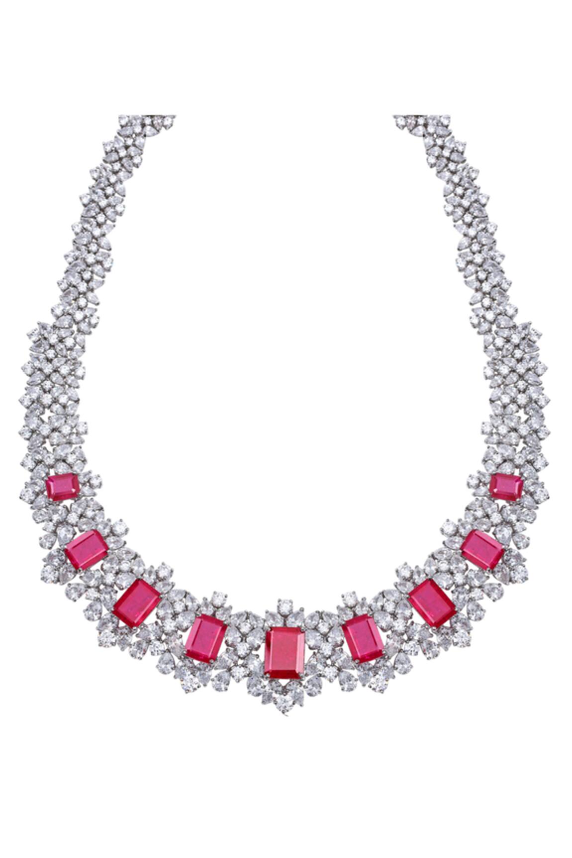 DIOSA PARIS JEWELLERY Swarovski Zirconia Necklace 