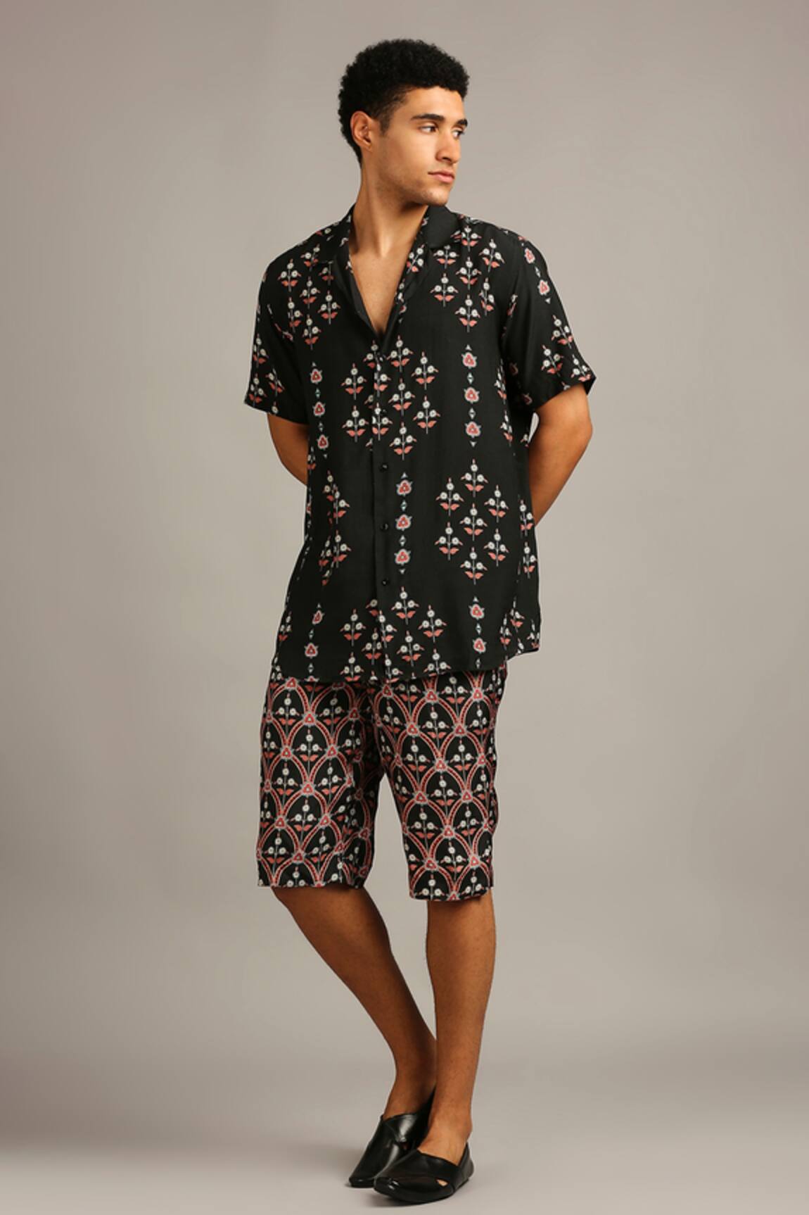 Soup By Sougat Paul Floral Print Shorts Set 