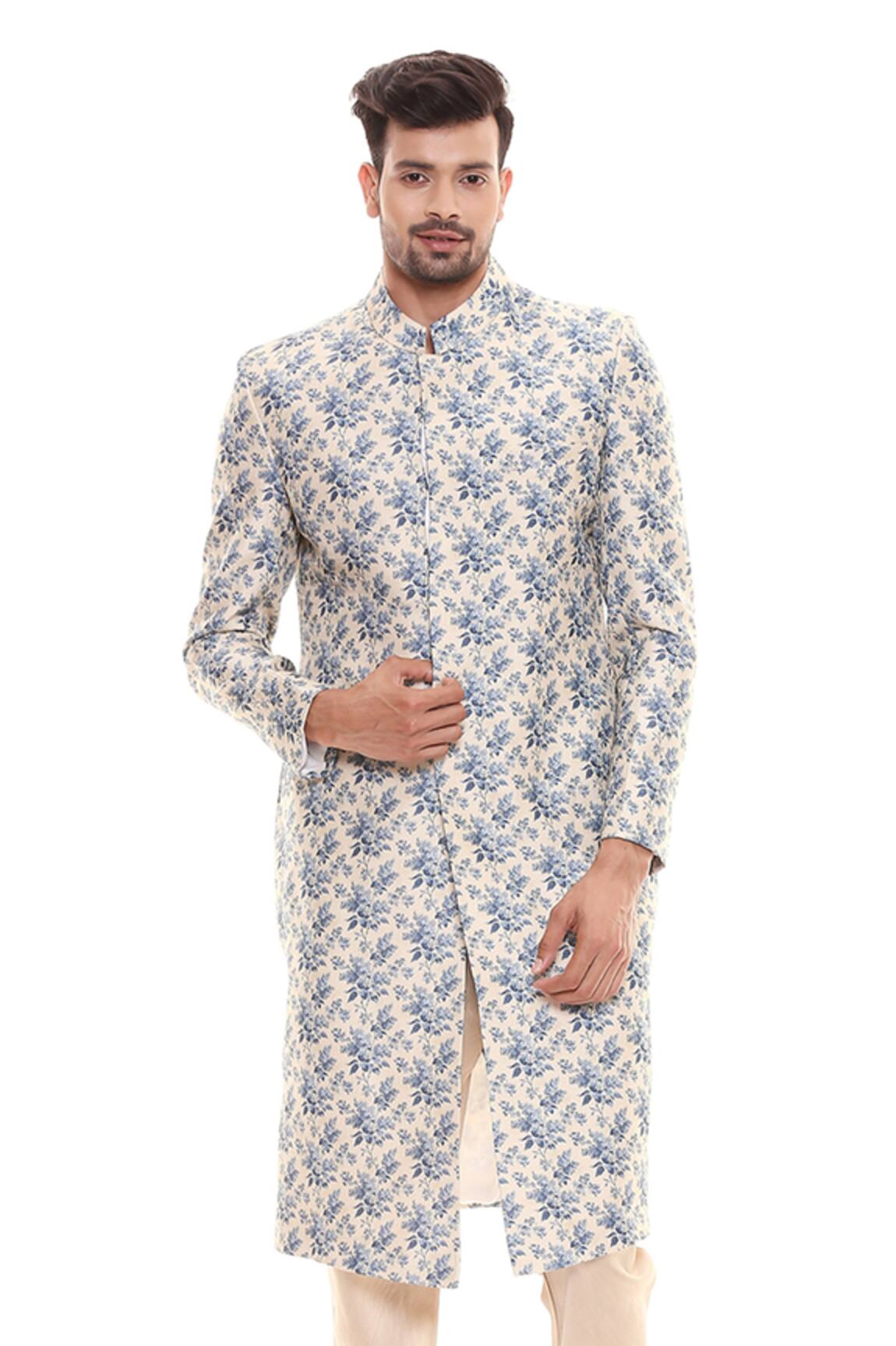 Soup by Sougat Paul Printed Sherwani Set
