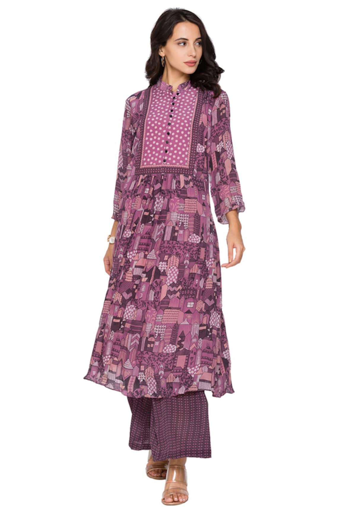 Soup By Sougat Paul Printed Kurta & Pant Set 