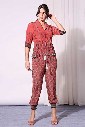 Soup By Sougat Paul Printed Top & Pant Set 