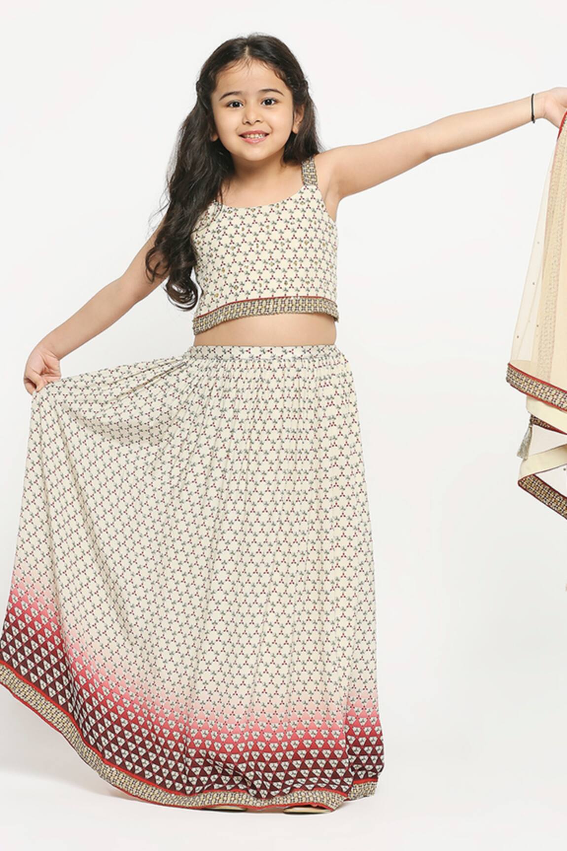 Soup By Sougat Paul Printed Lehenga Set 