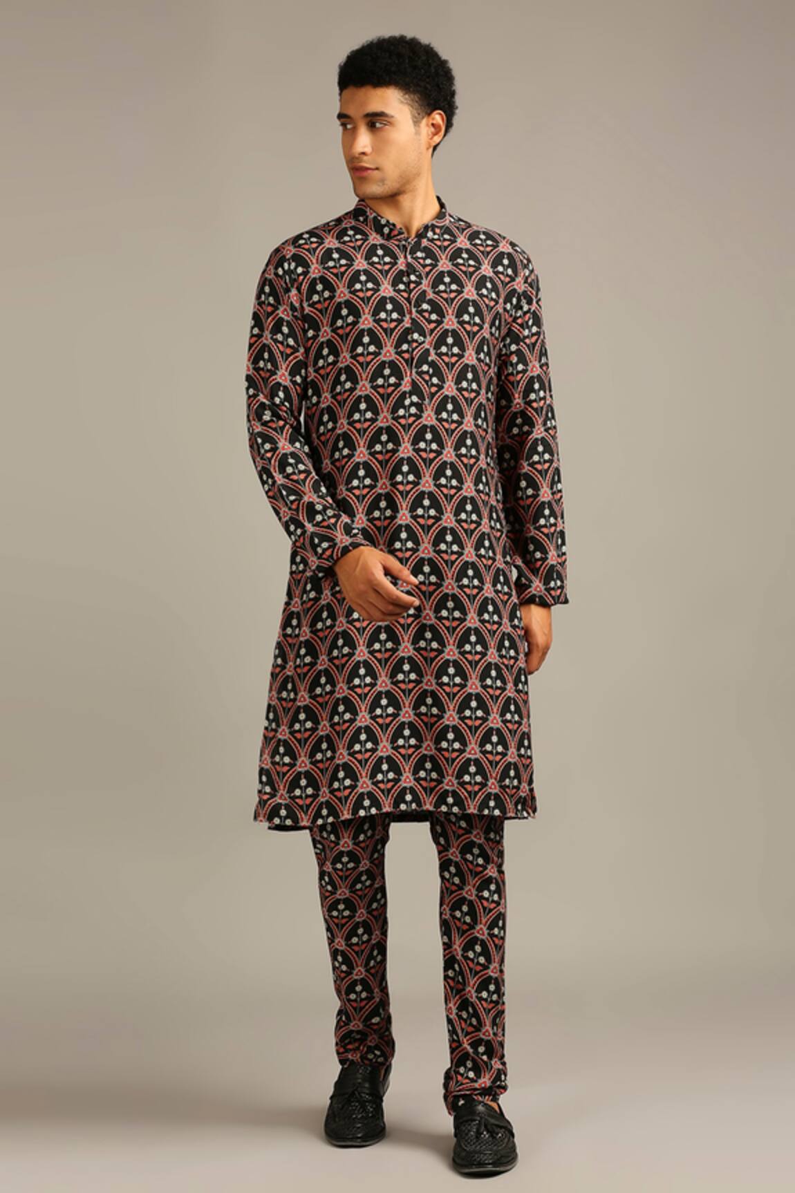 Soup By Sougat Paul Floral Print Kurta Set 