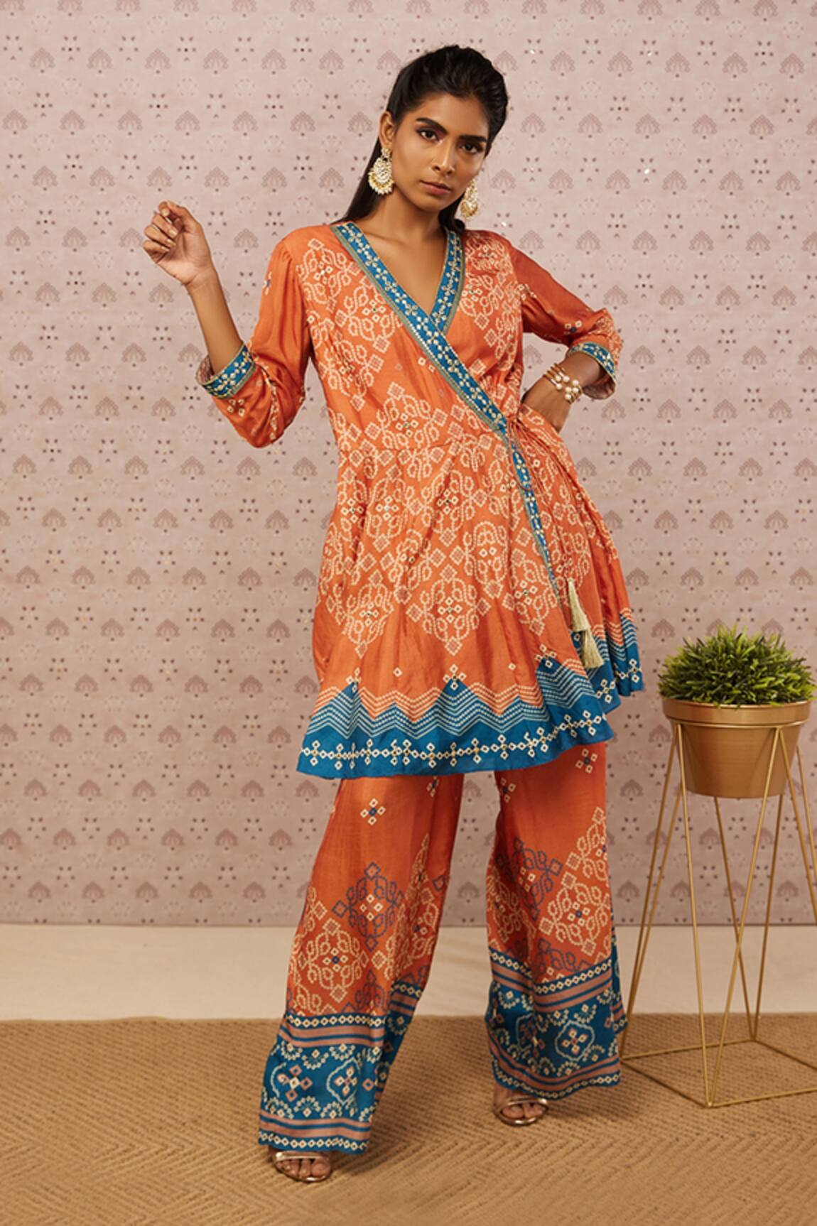 Soup By Sougat Paul Printed Kurta & Pant Set 