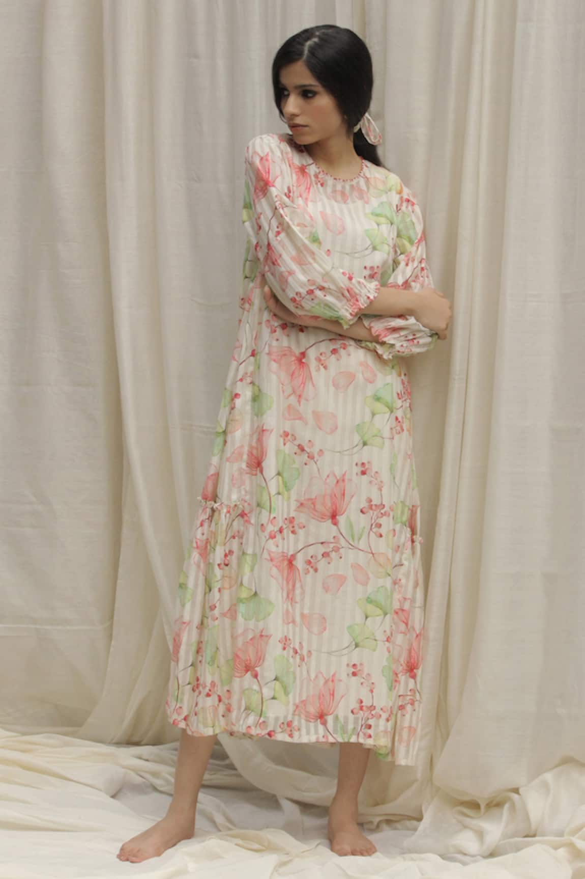 Shivani Bhargava Chanderi Printed Dress