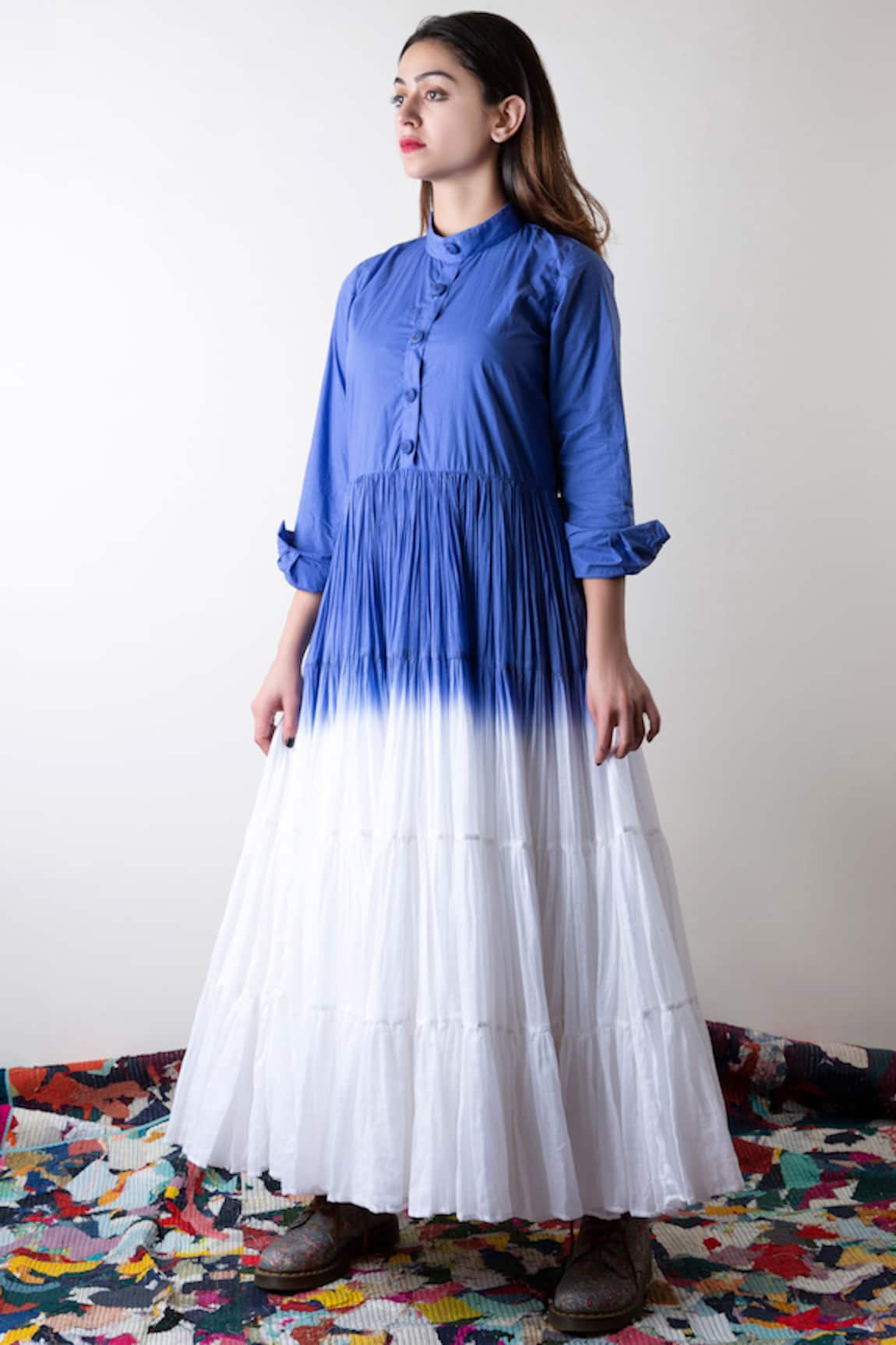 Ka-Sha Dyed Maxi Dress