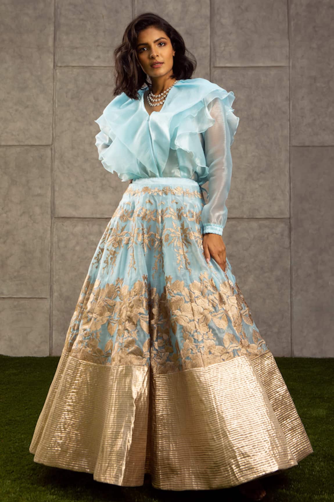 Siddartha Tytler Embroidered Lehenga Set